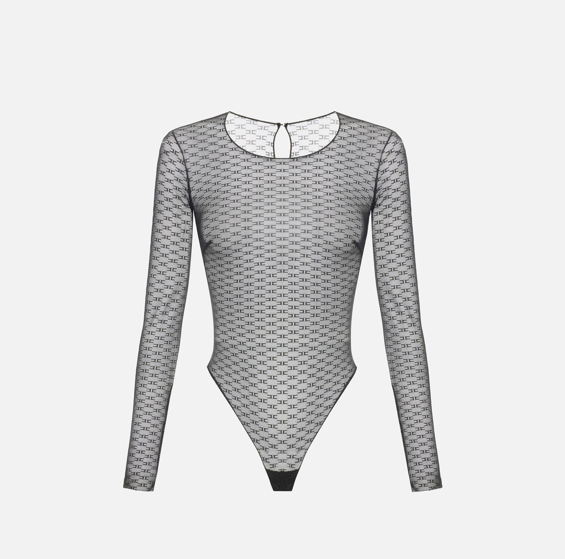 Body in tulle monogram