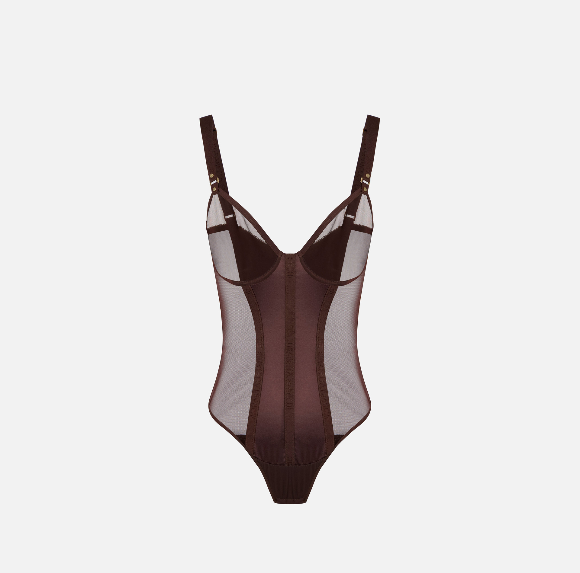Body in tulle stretch e raso