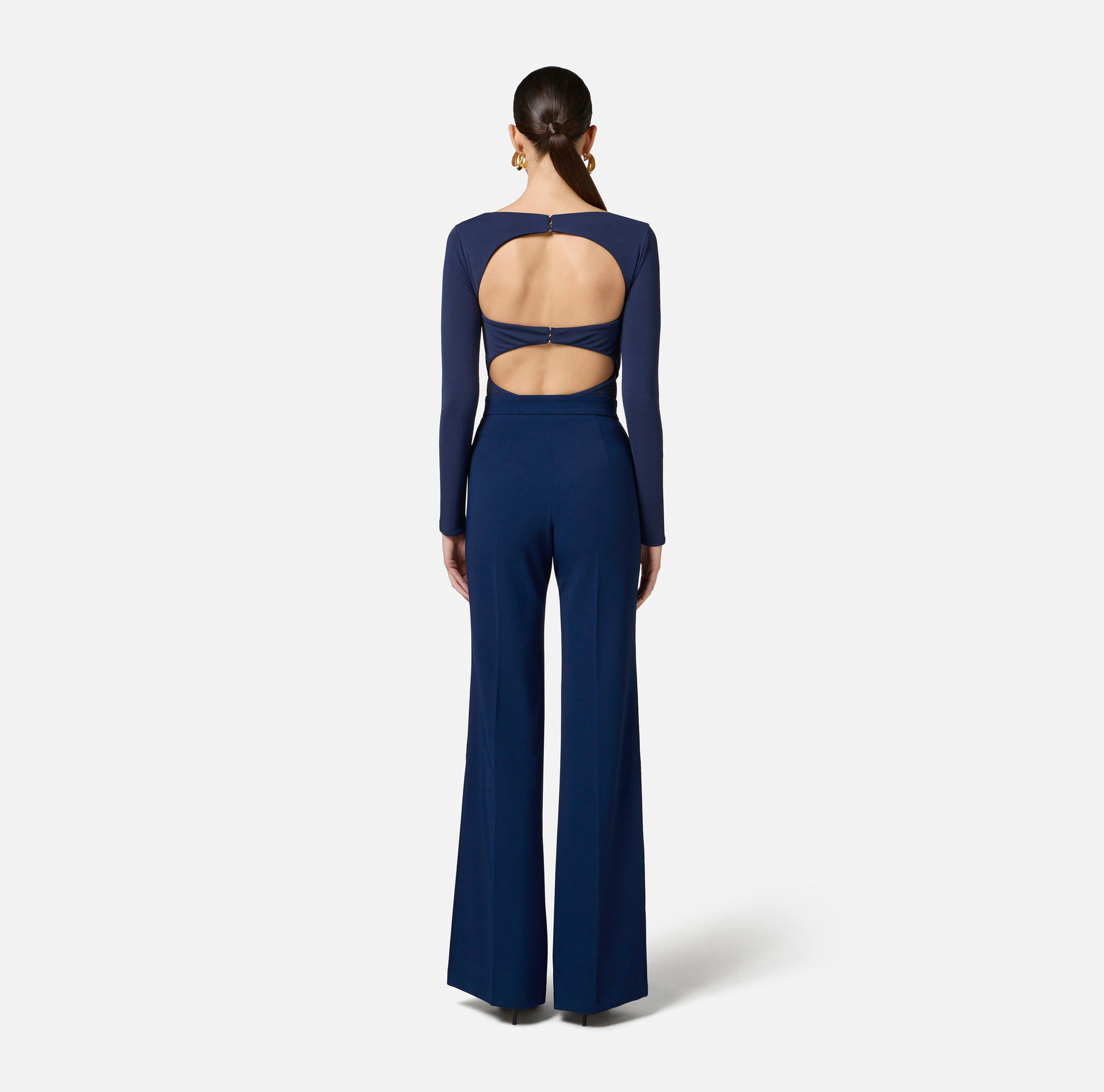 Bodysuit in jersey fabric with jewel clasp - Elisabetta Franchi