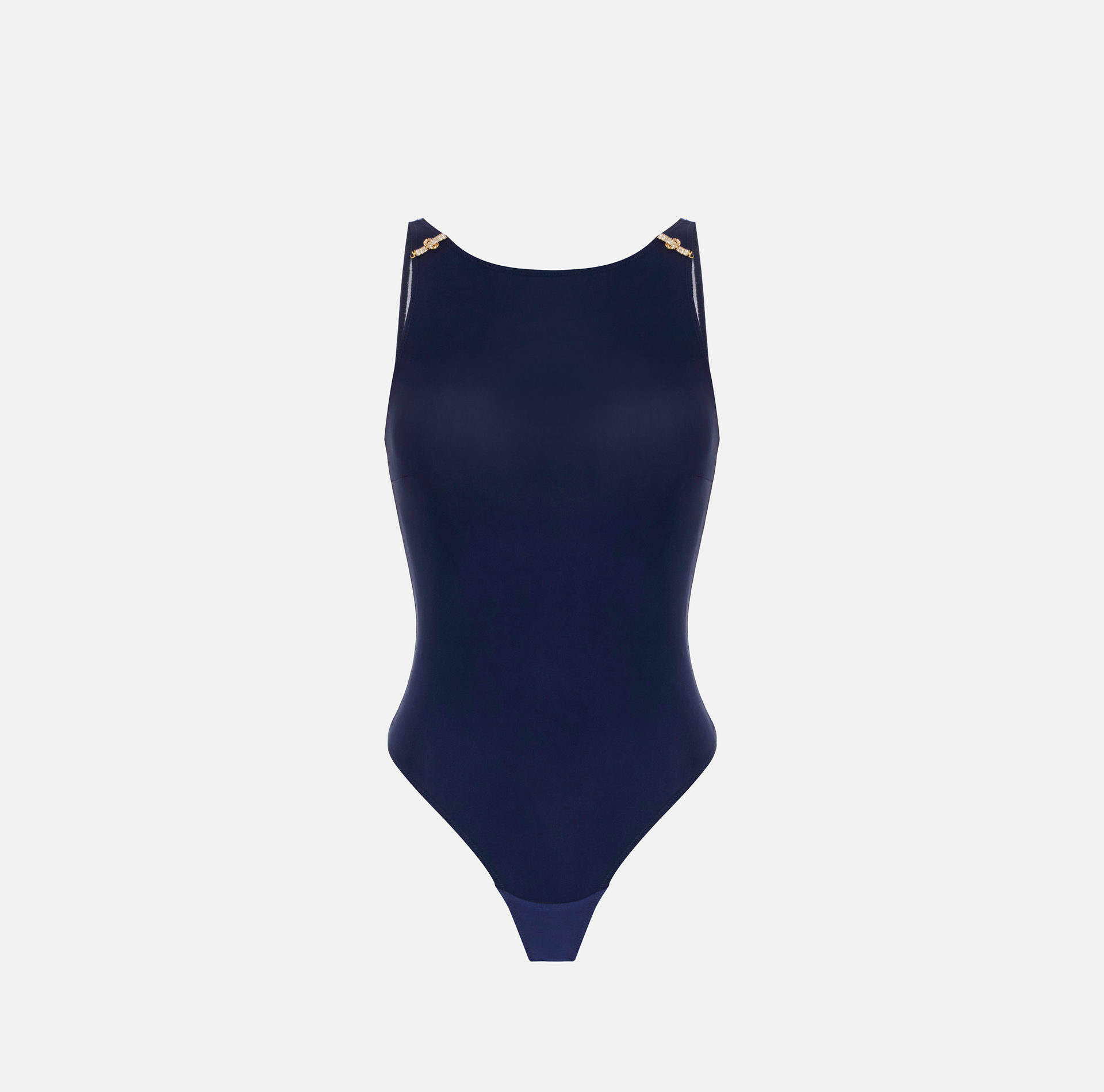 Body de punto con detalles joya - Elisabetta Franchi