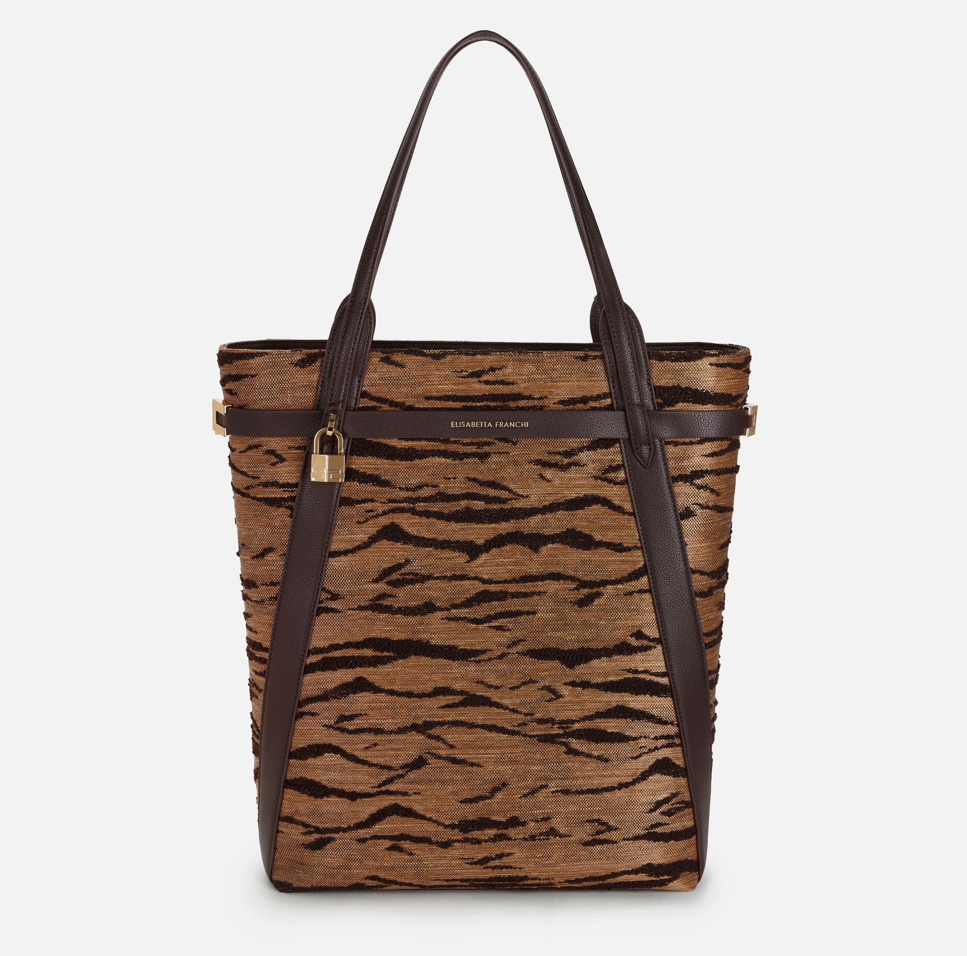 Shopper con stampa tigre