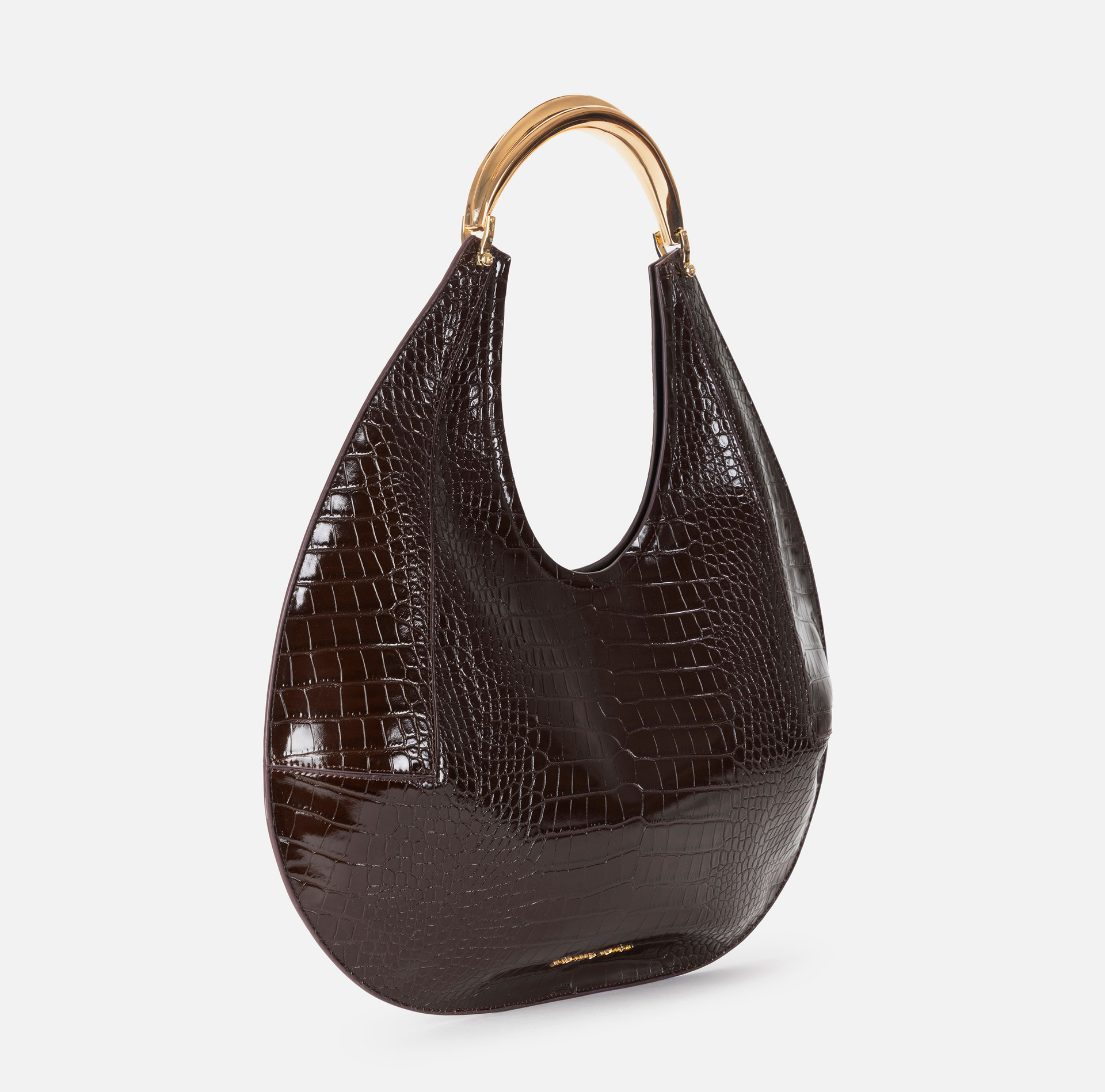 Large hobo bag with jewel handle - Elisabetta Franchi