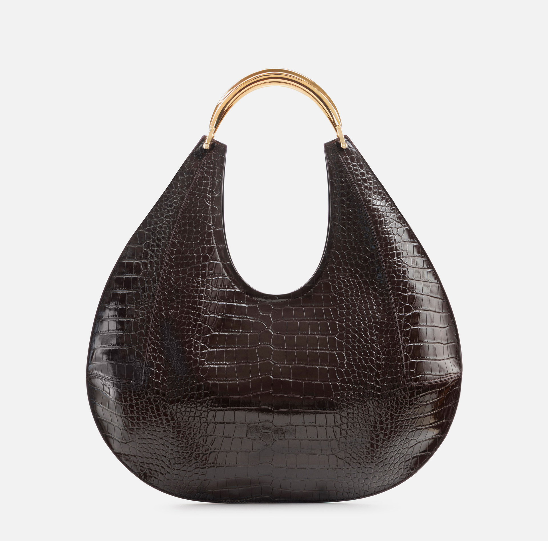 Large hobo bag with jewel handle - Elisabetta Franchi