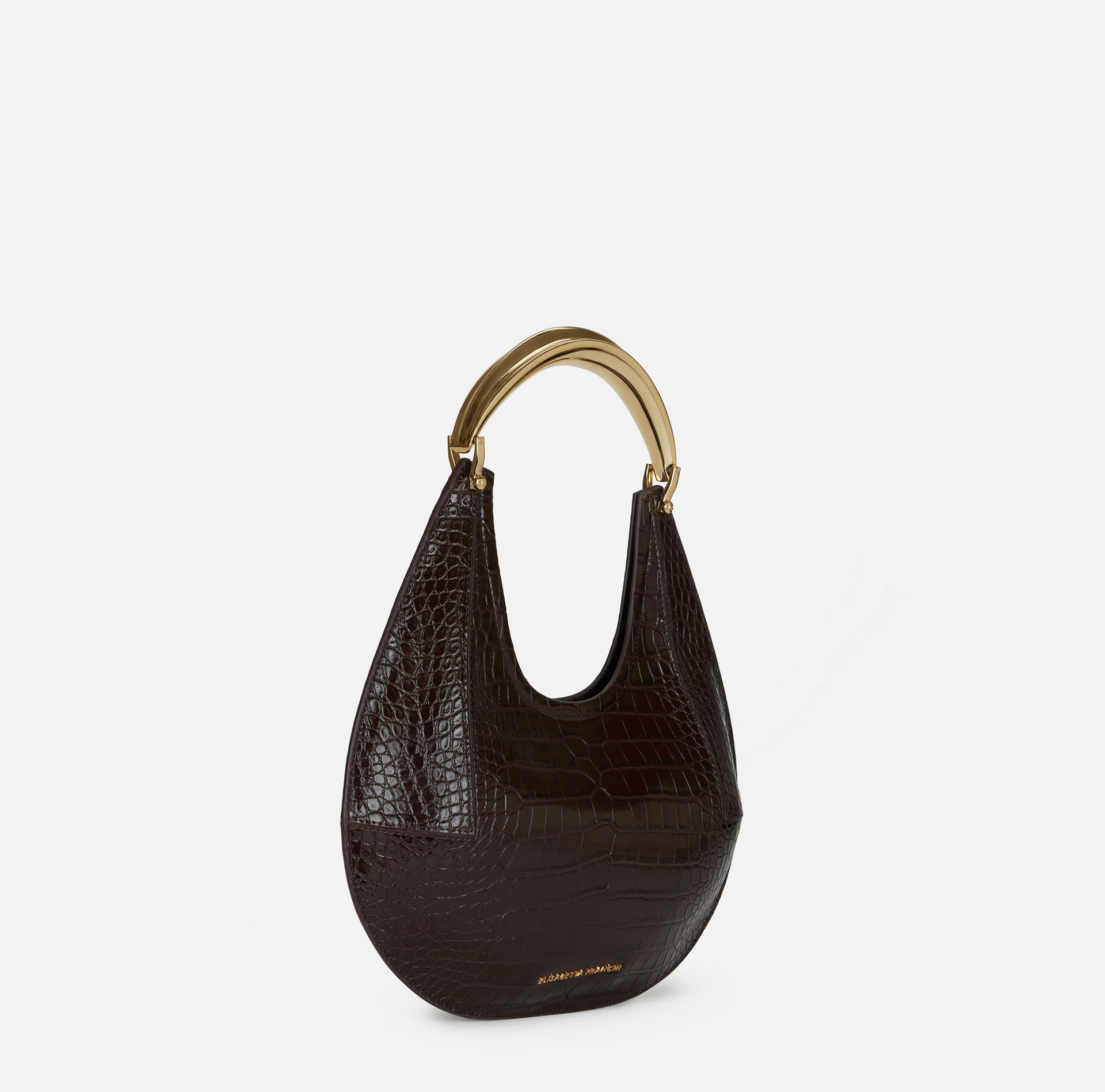 Medium hobo bag with jewel handle - Elisabetta Franchi