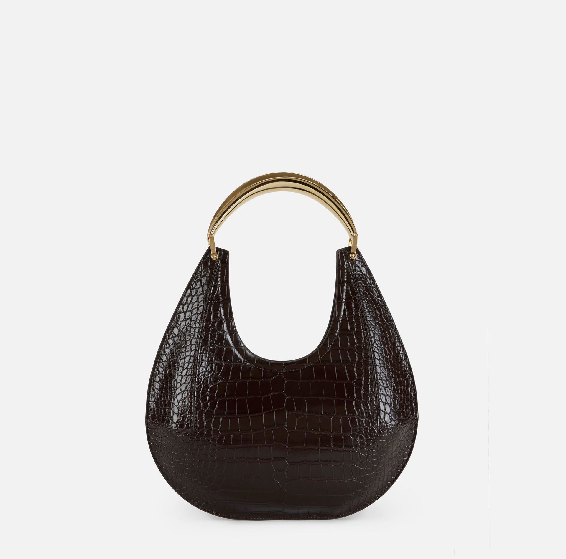 Medium hobo bag with jewel handle - Elisabetta Franchi