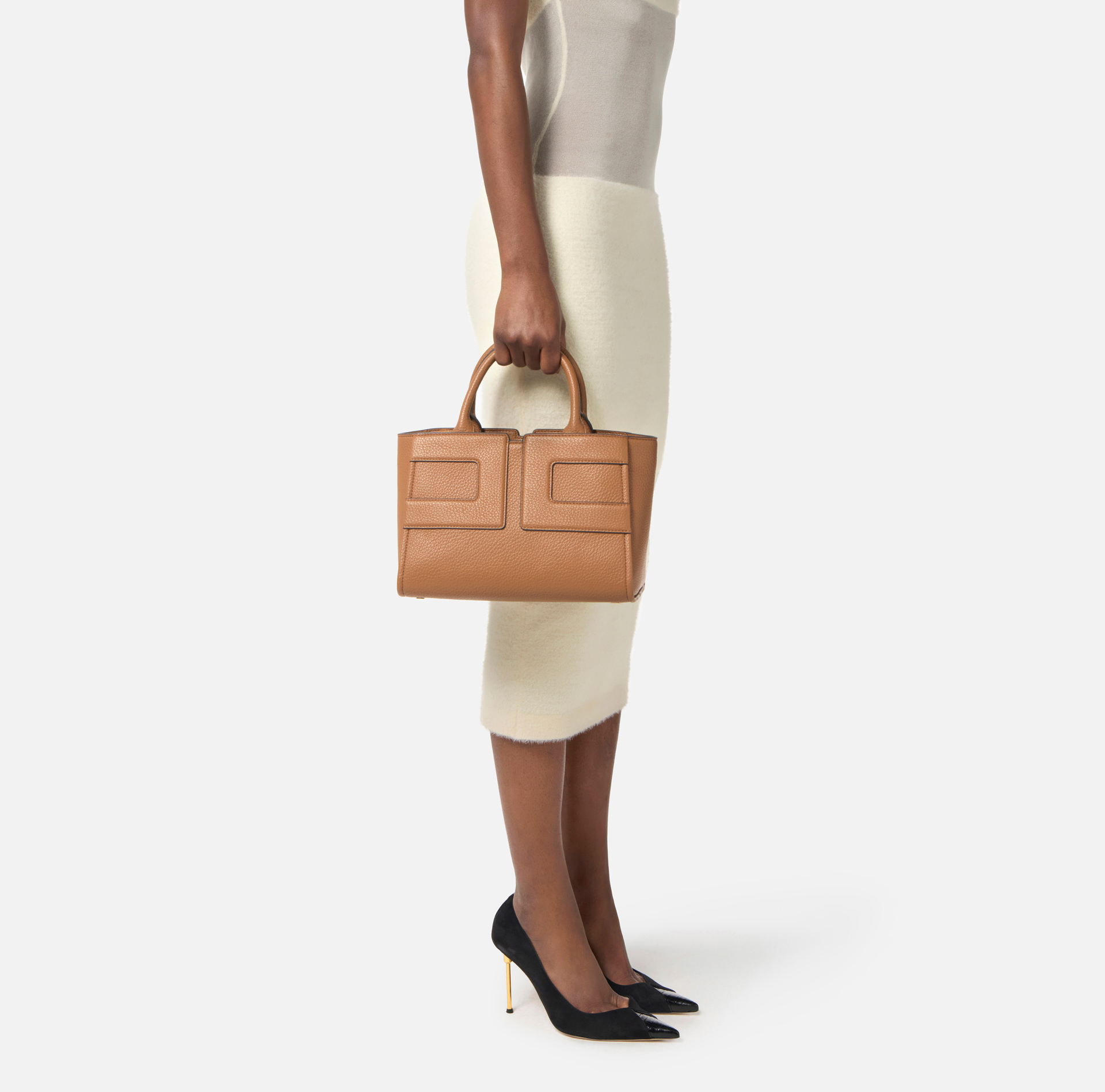 Medium tote bag with logo - Elisabetta Franchi