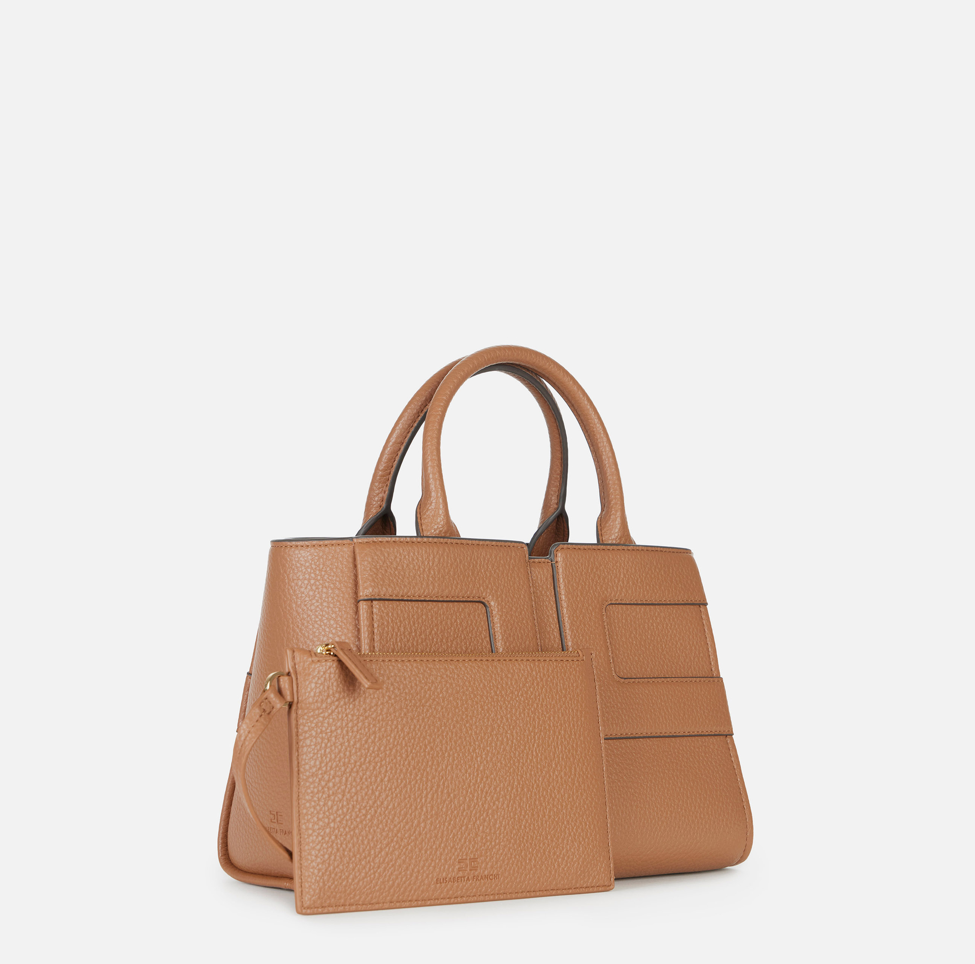 Medium tote bag with logo - Elisabetta Franchi