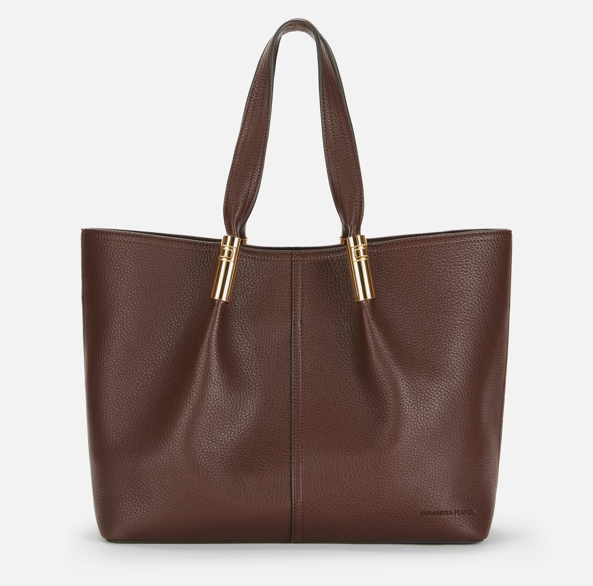 Large tote bag with logo details - Elisabetta Franchi