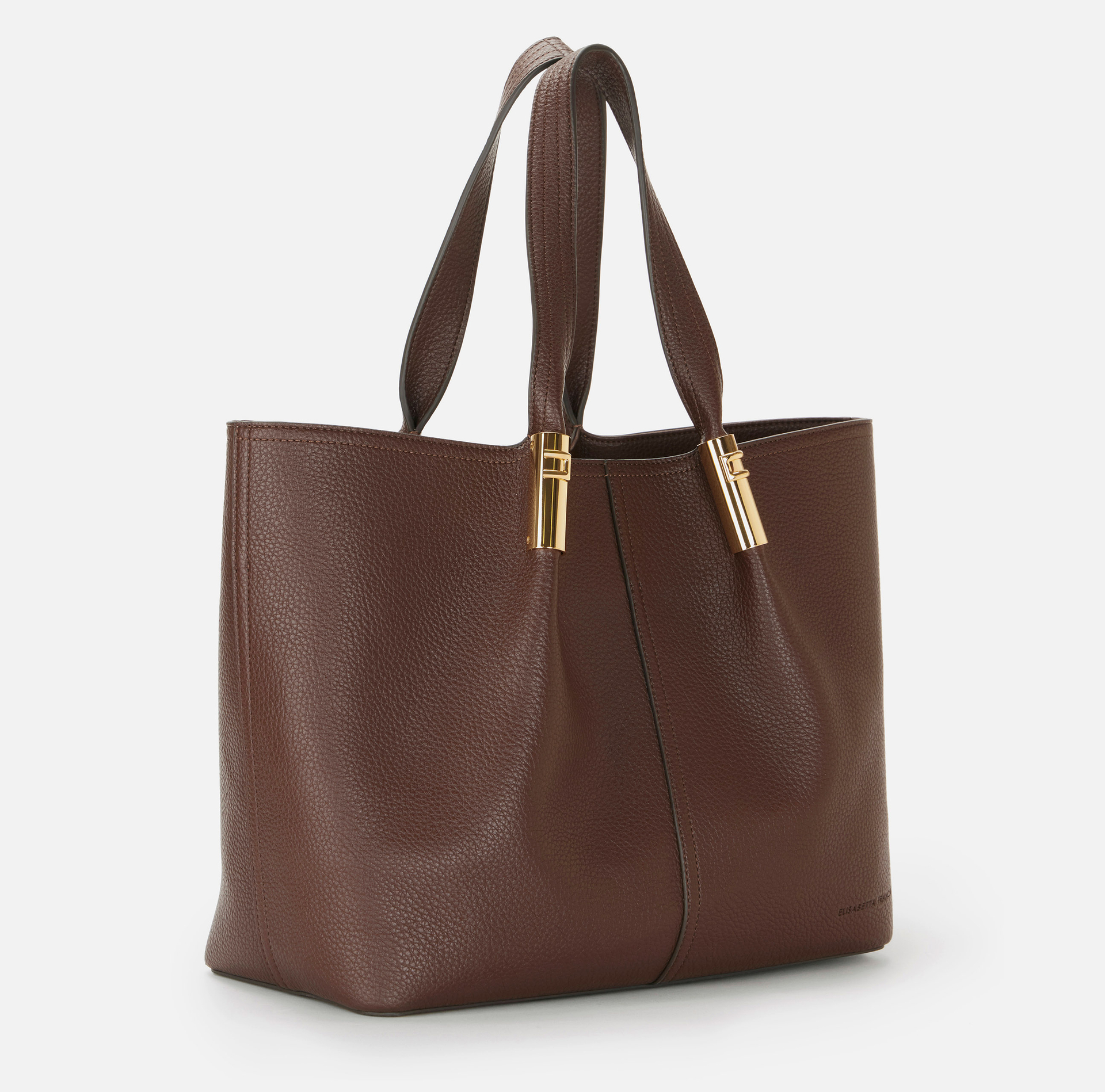 Large tote bag with logo details - Elisabetta Franchi