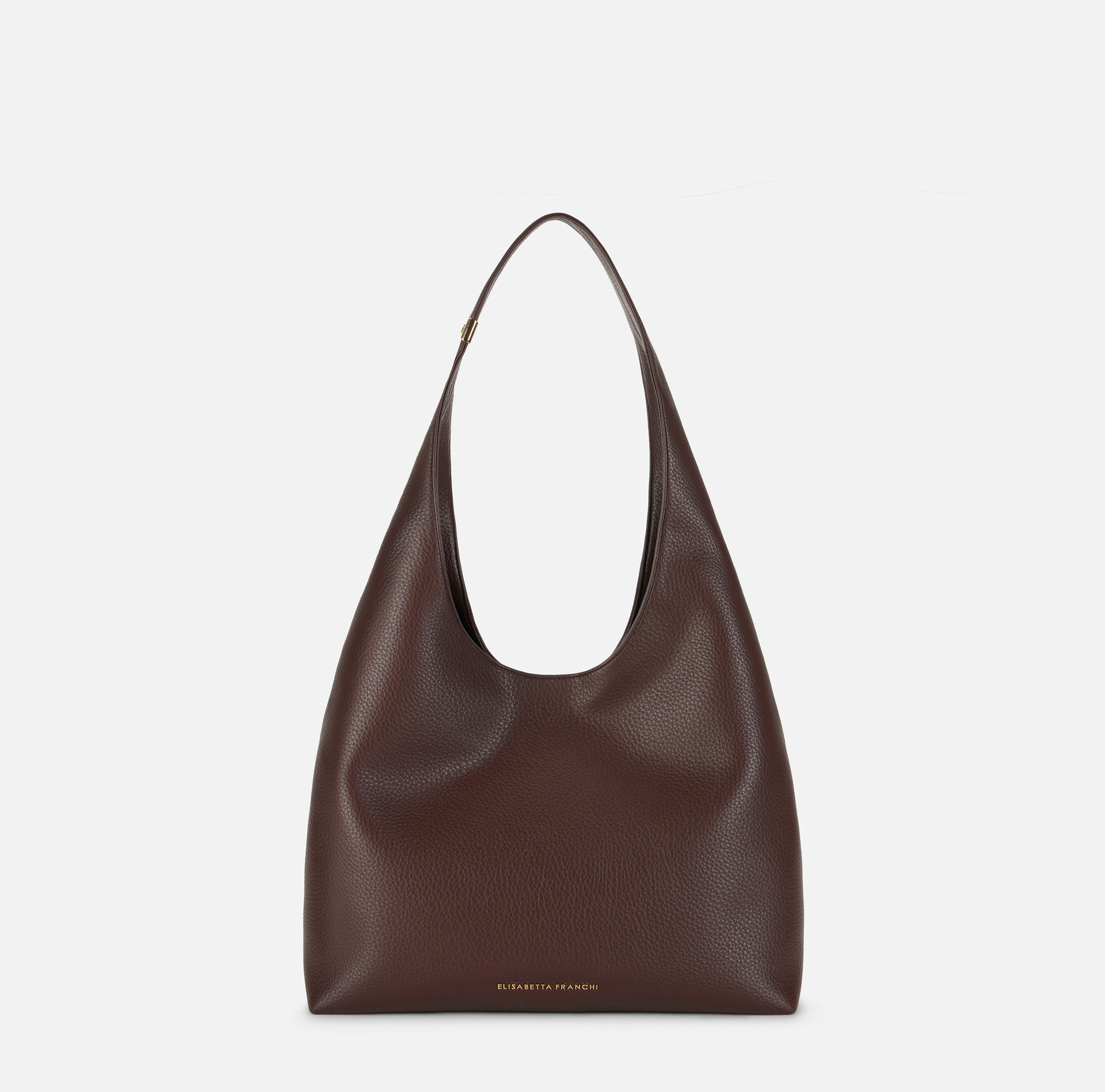 Small hobo with logo detail - Elisabetta Franchi