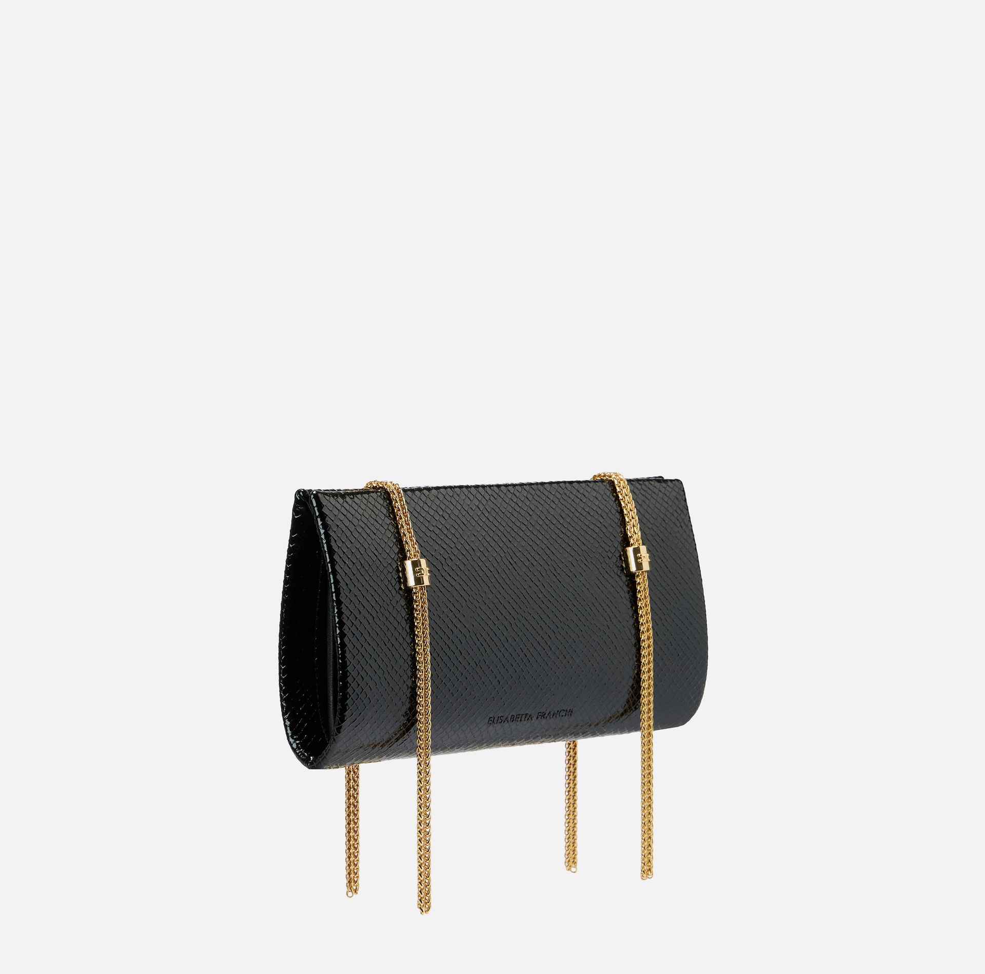 Bolso Ophidia con textura de pitón - Elisabetta Franchi