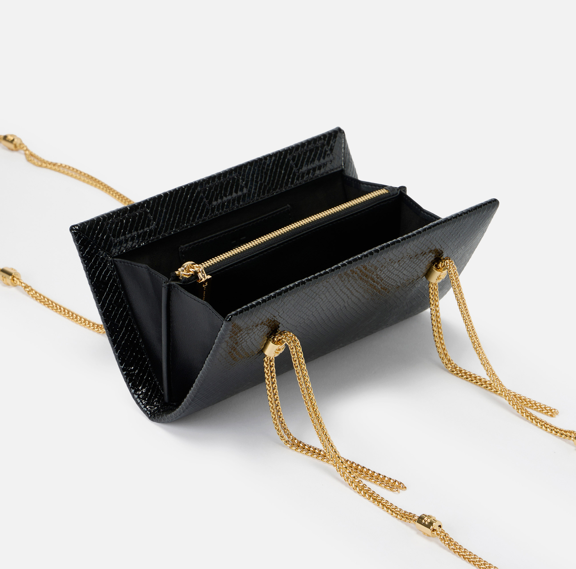 Bolso Ophidia con textura de pitón - Elisabetta Franchi