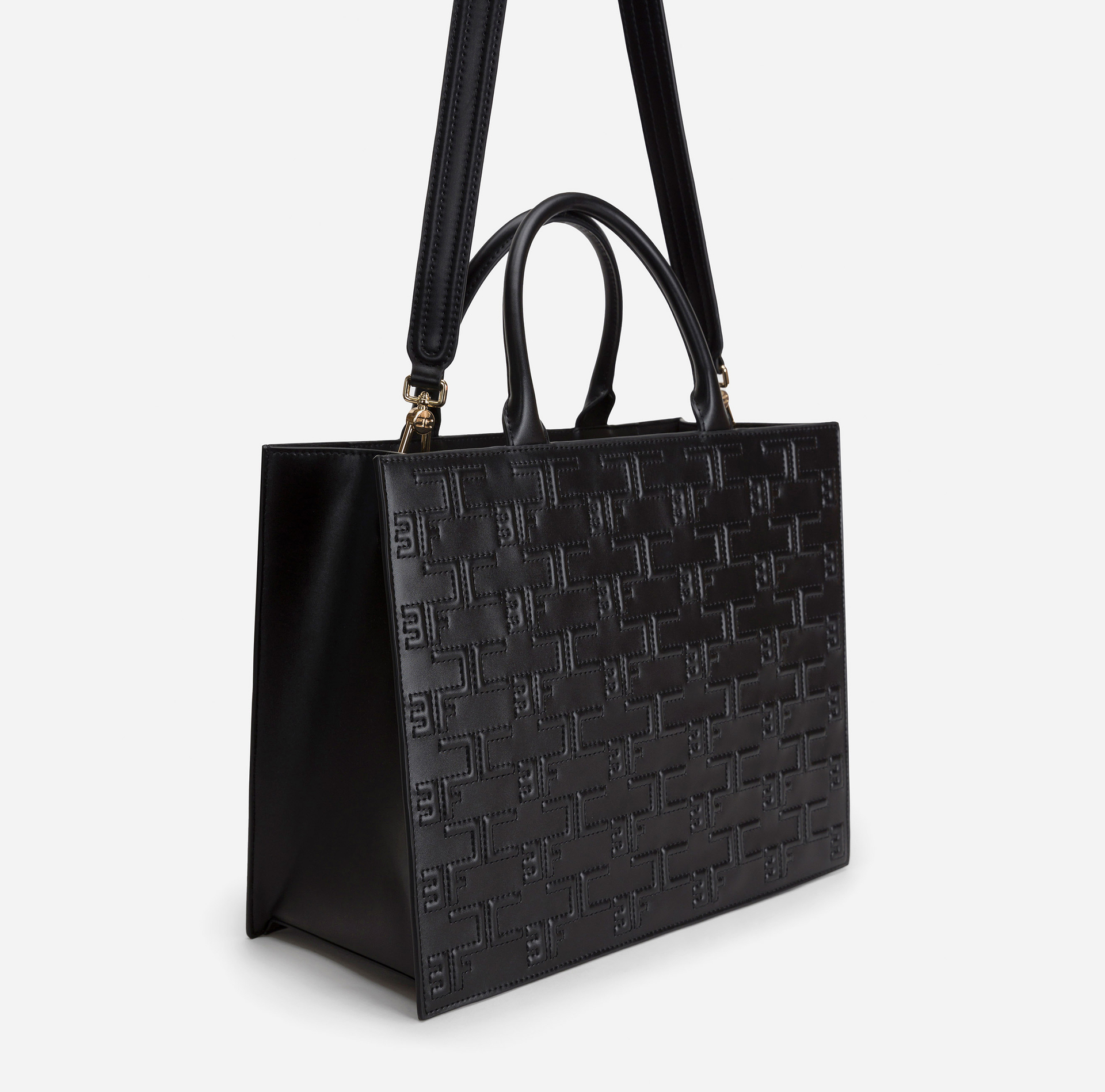 Bold Monogram Large Shopper - Elisabetta Franchi
