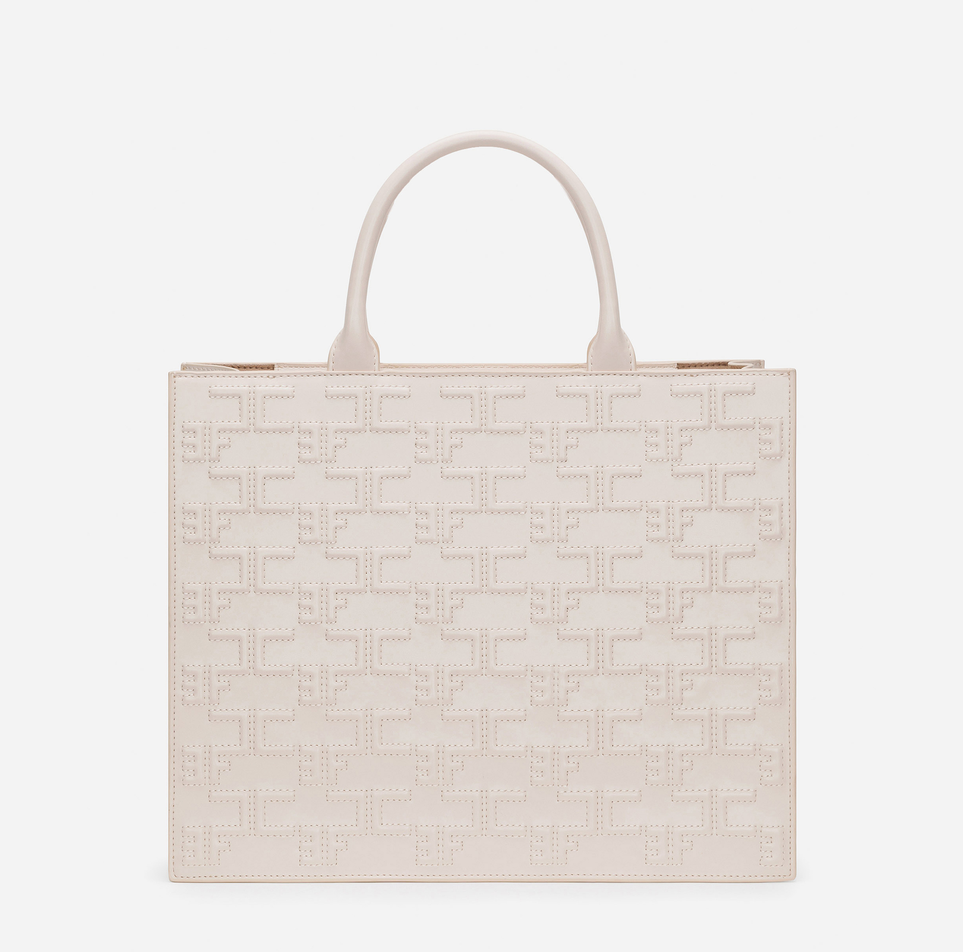Bold Monogram Large Shopper - Elisabetta Franchi