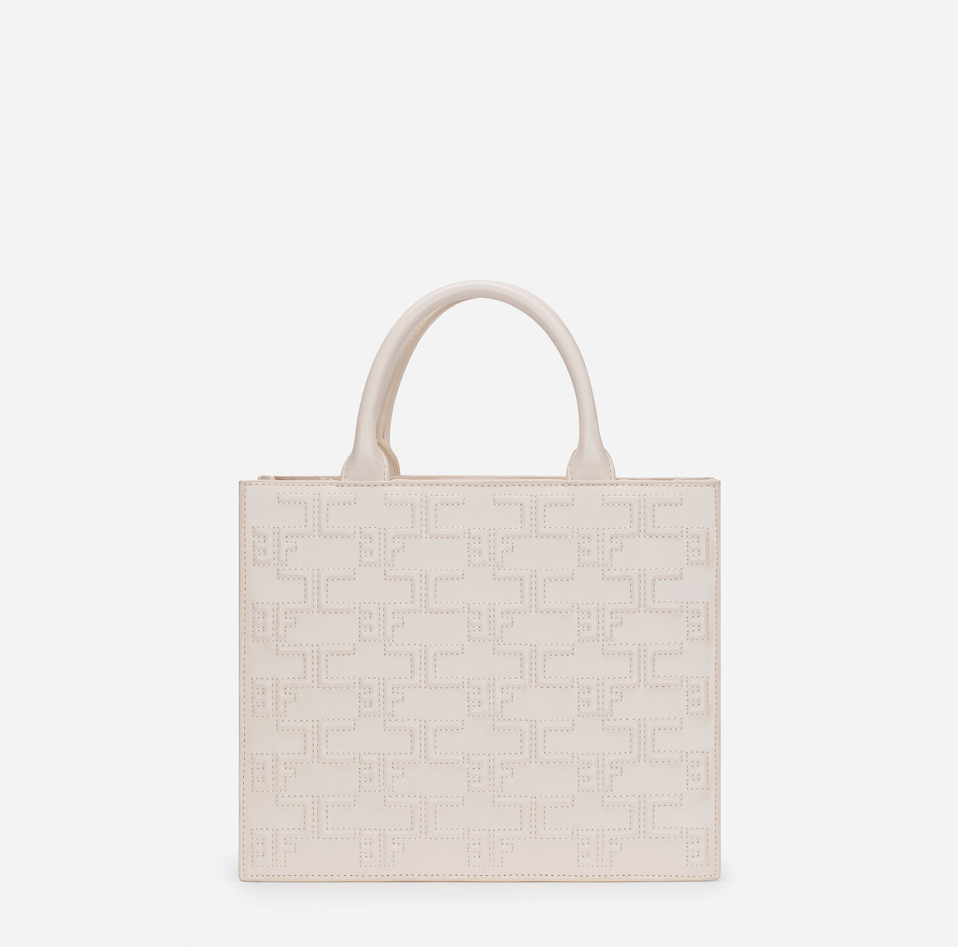Bold Monogram Medium Shopper - Elisabetta Franchi
