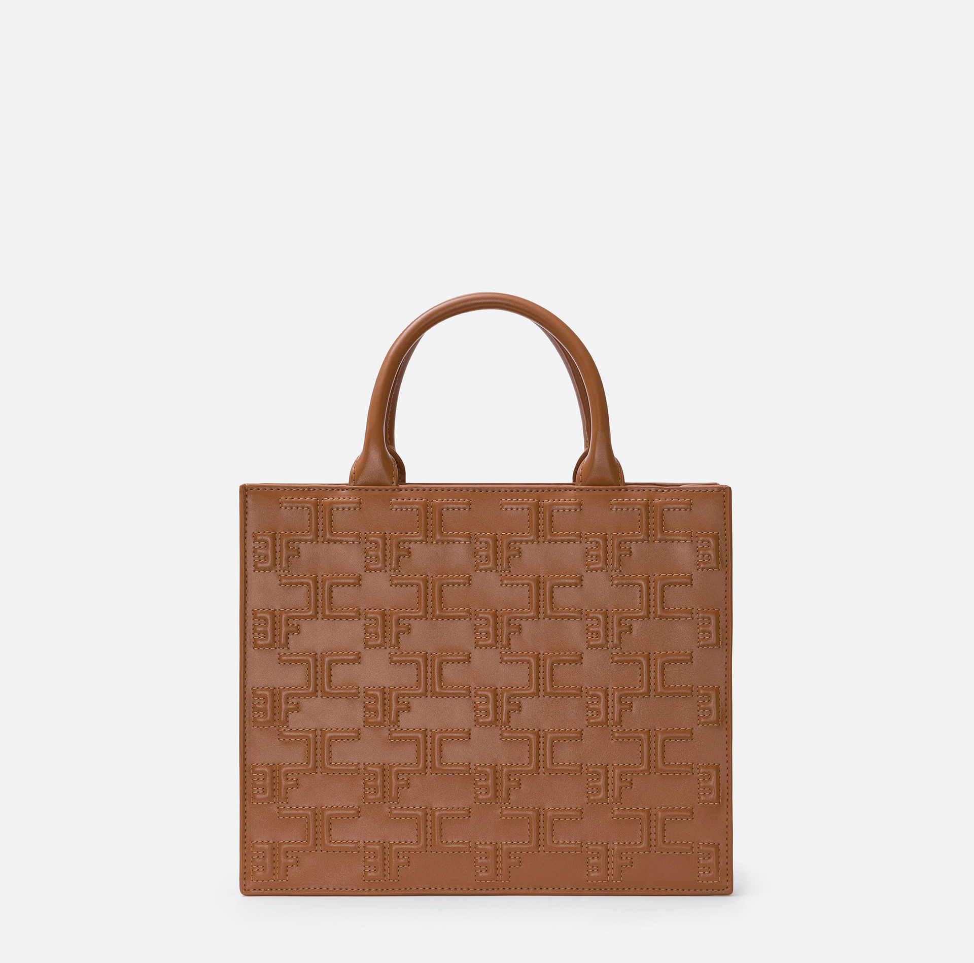 Bold Monogram Medium Shopper - Elisabetta Franchi