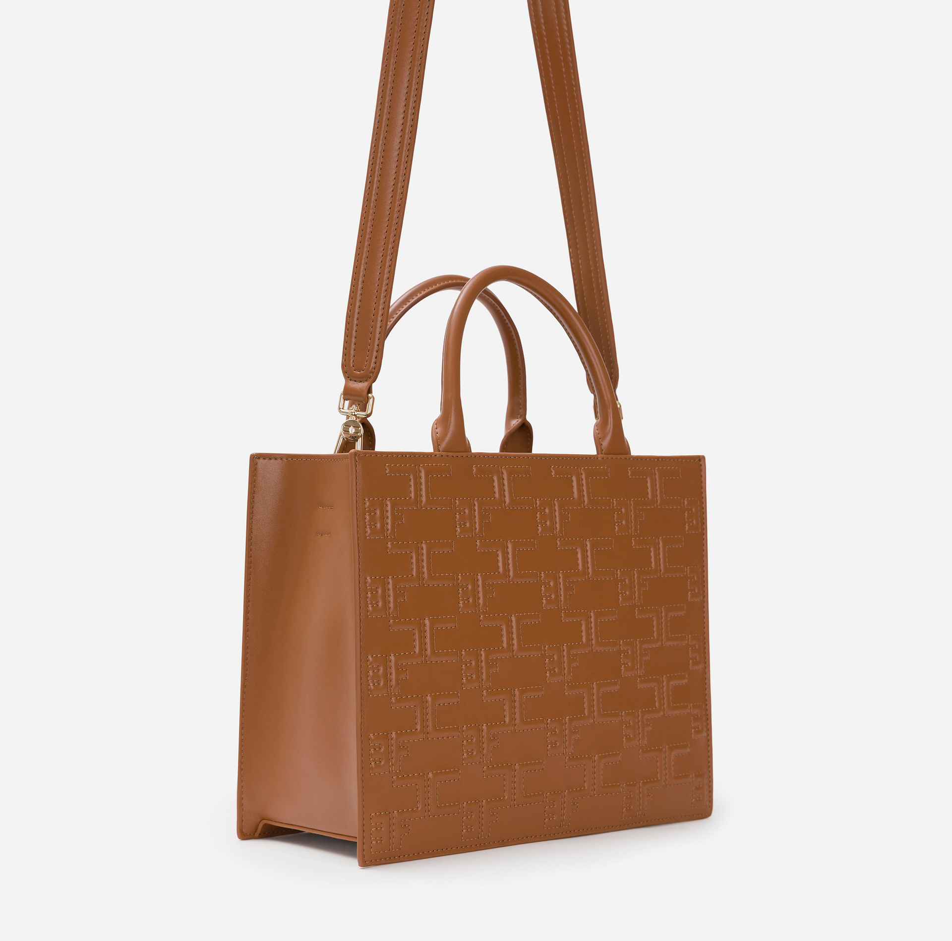 Bold Monogram Medium Shopper - Elisabetta Franchi