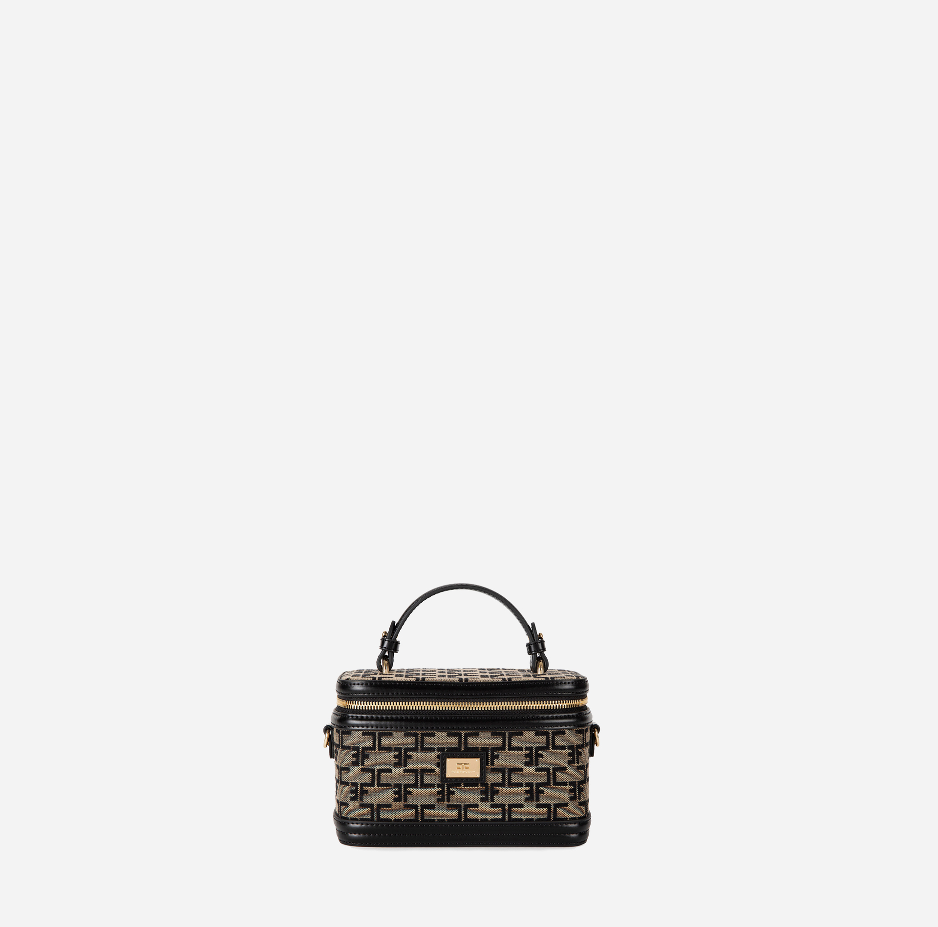 Monogram Travel Make-Up Bag - BORSE - Elisabetta Franchi
