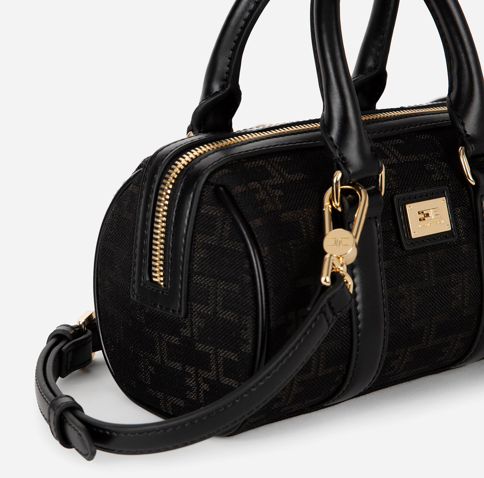 Mini Bauletto Monogram Travel - Elisabetta Franchi