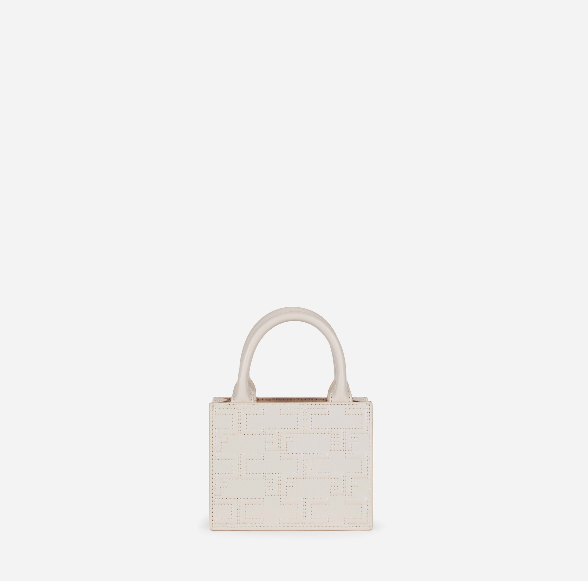 Bold Monogram Mini Shopper - Elisabetta Franchi