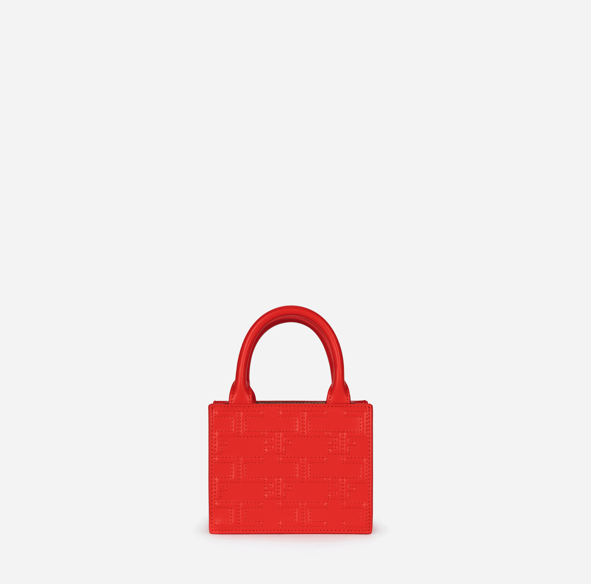 Bold Monogram Mini Shopper - Elisabetta Franchi