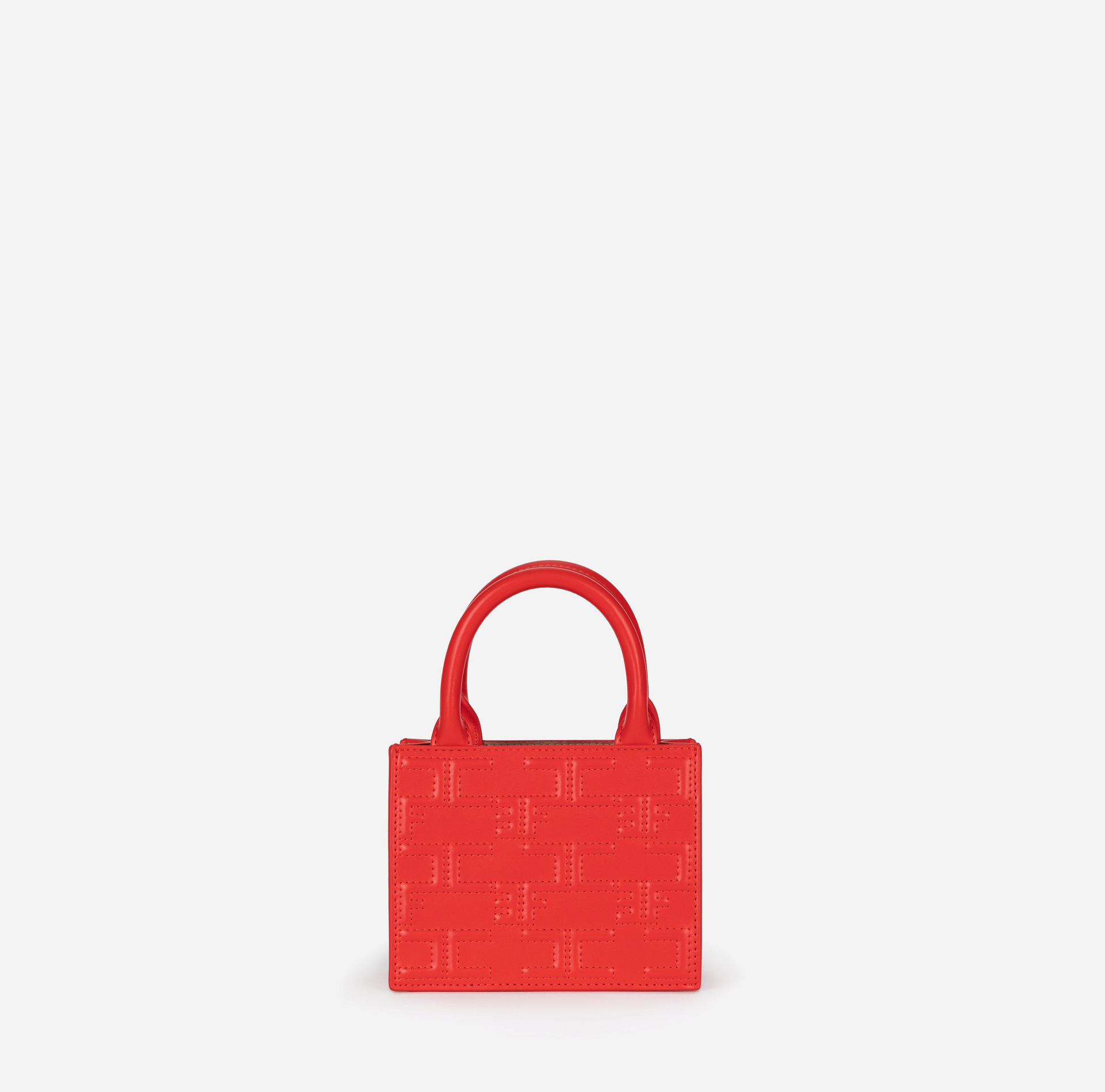 Bold Monogram Mini Shopper - Elisabetta Franchi