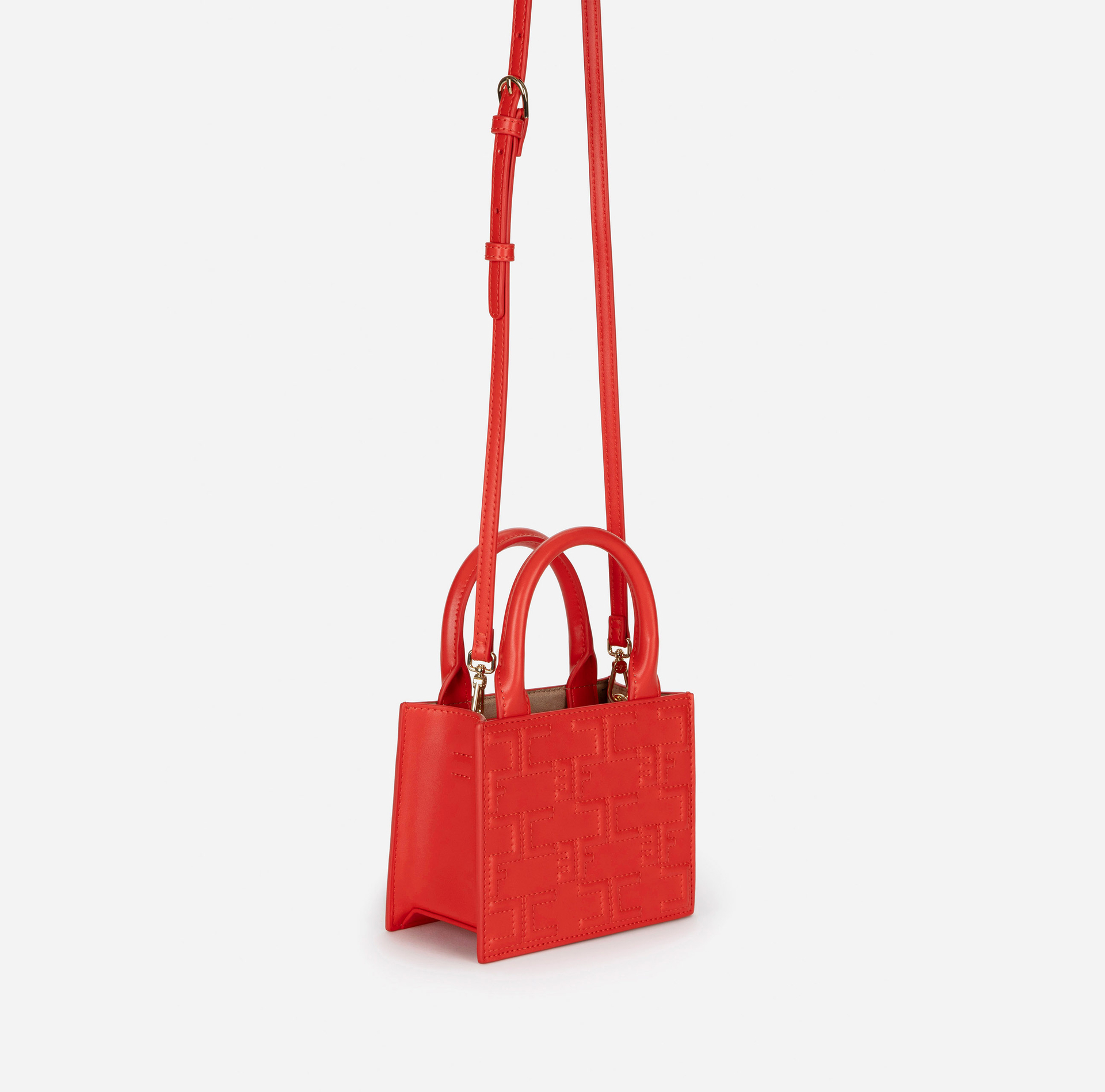 Bold Monogram Mini Shopper - Elisabetta Franchi