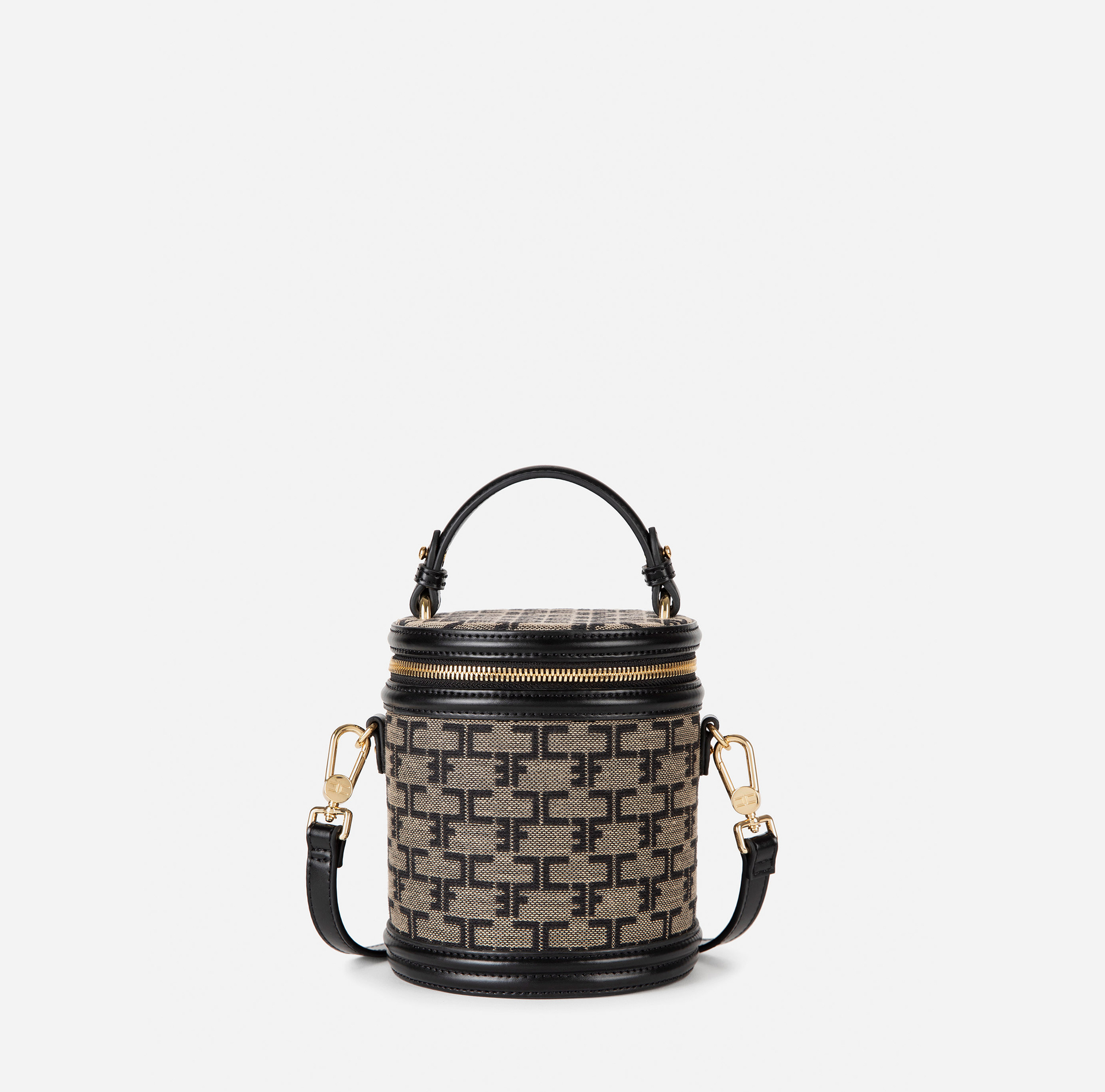 Monogram Travel Sac Cylindrique - Elisabetta Franchi
