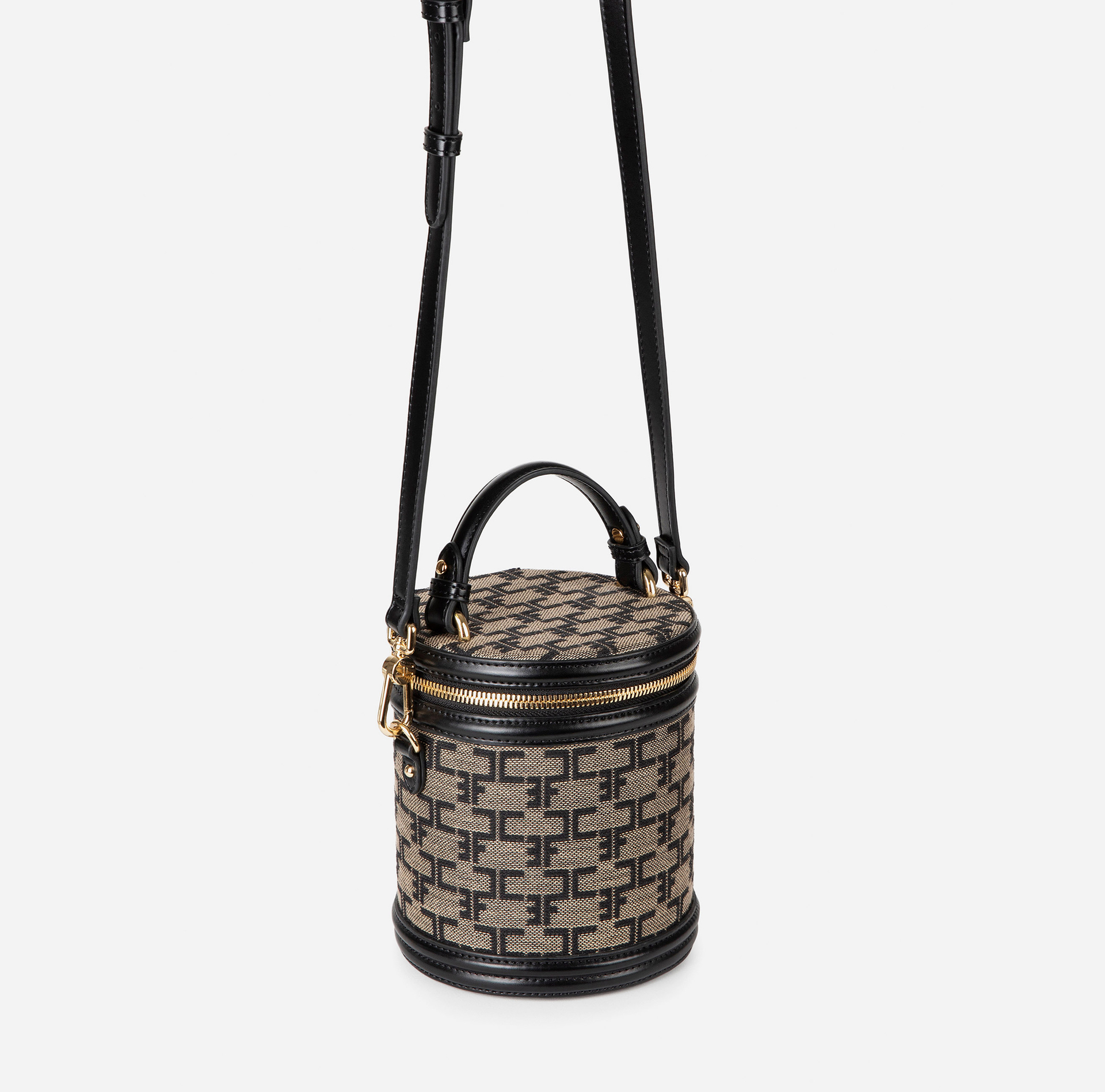Monogram Travel Sac Cylindrique - Elisabetta Franchi