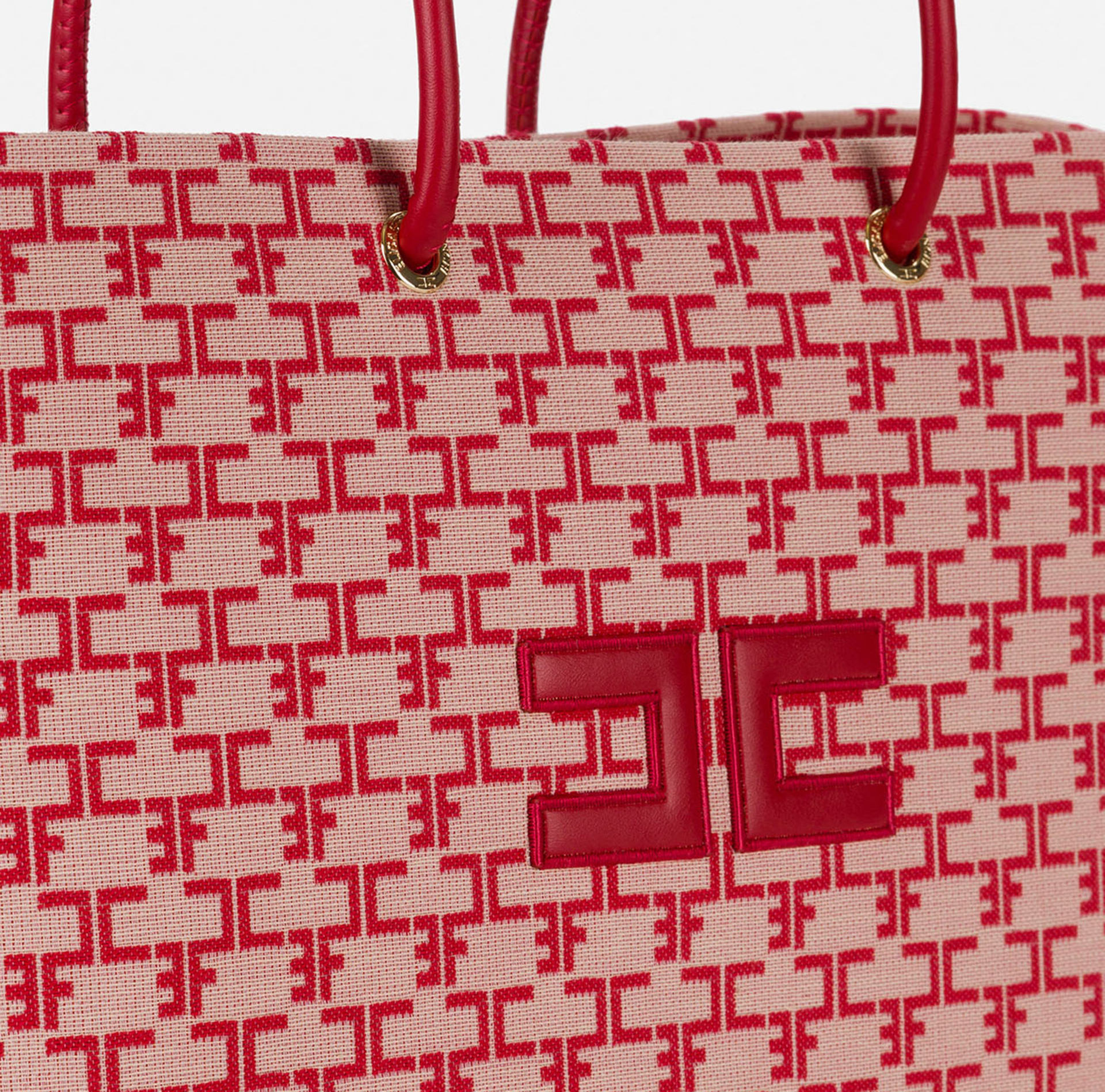 Madame Monogram Shopper Con Logo - Elisabetta Franchi