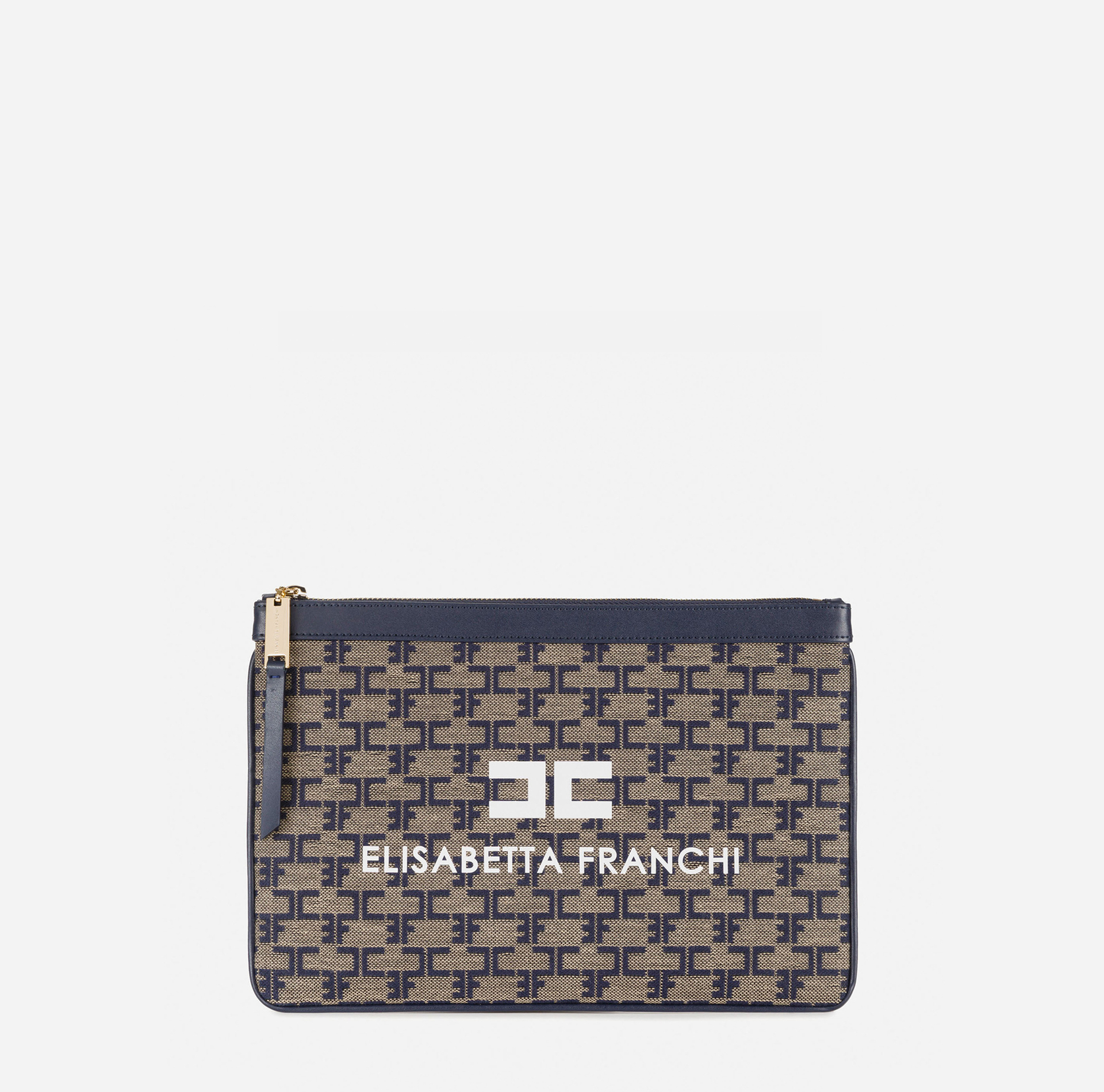 Monogram Mini Make-Up Bag - Elisabetta Franchi