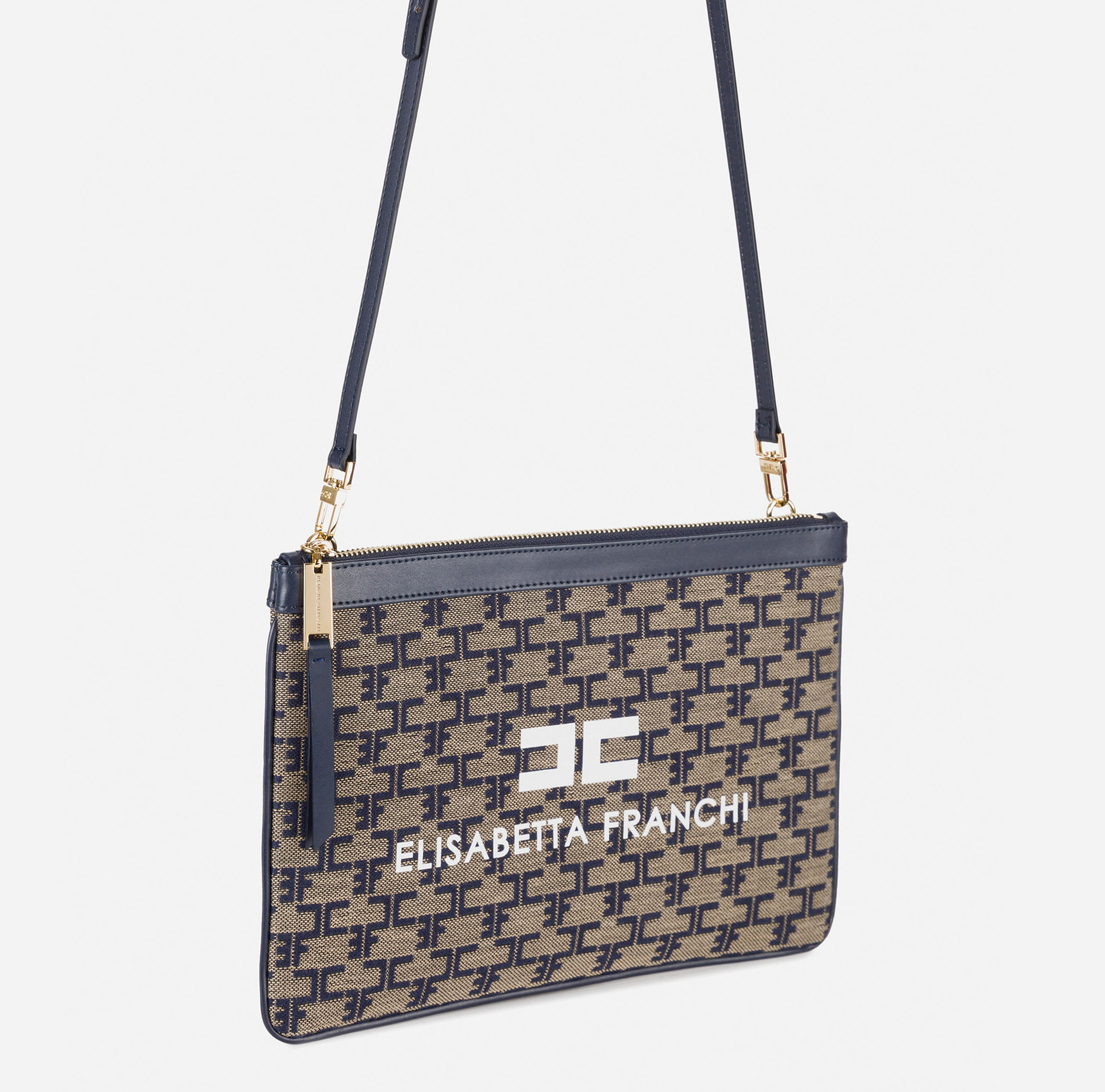 Monogram Mini Make-Up Bag - Elisabetta Franchi