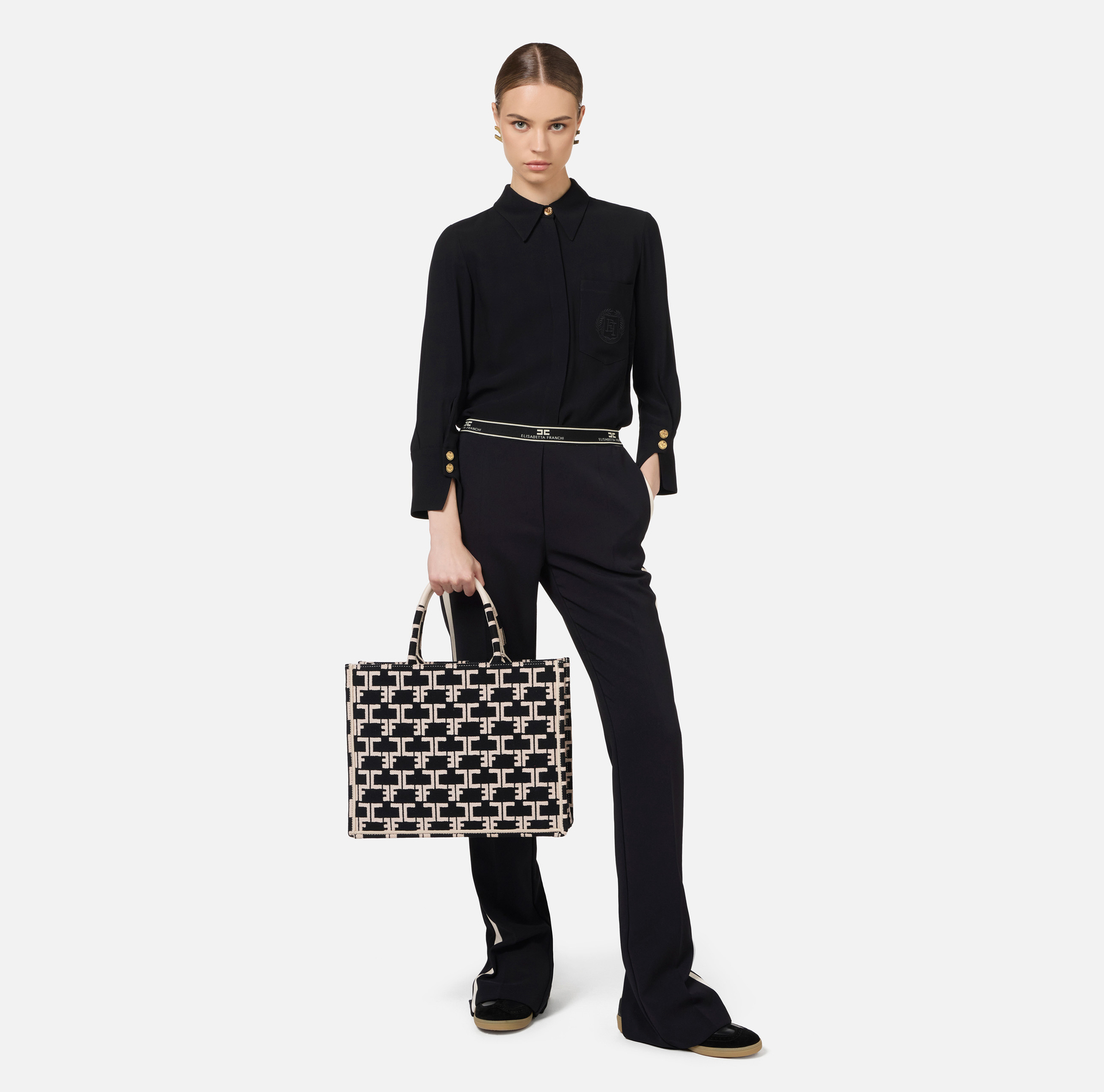 Monogram Tote Medium - Elisabetta Franchi