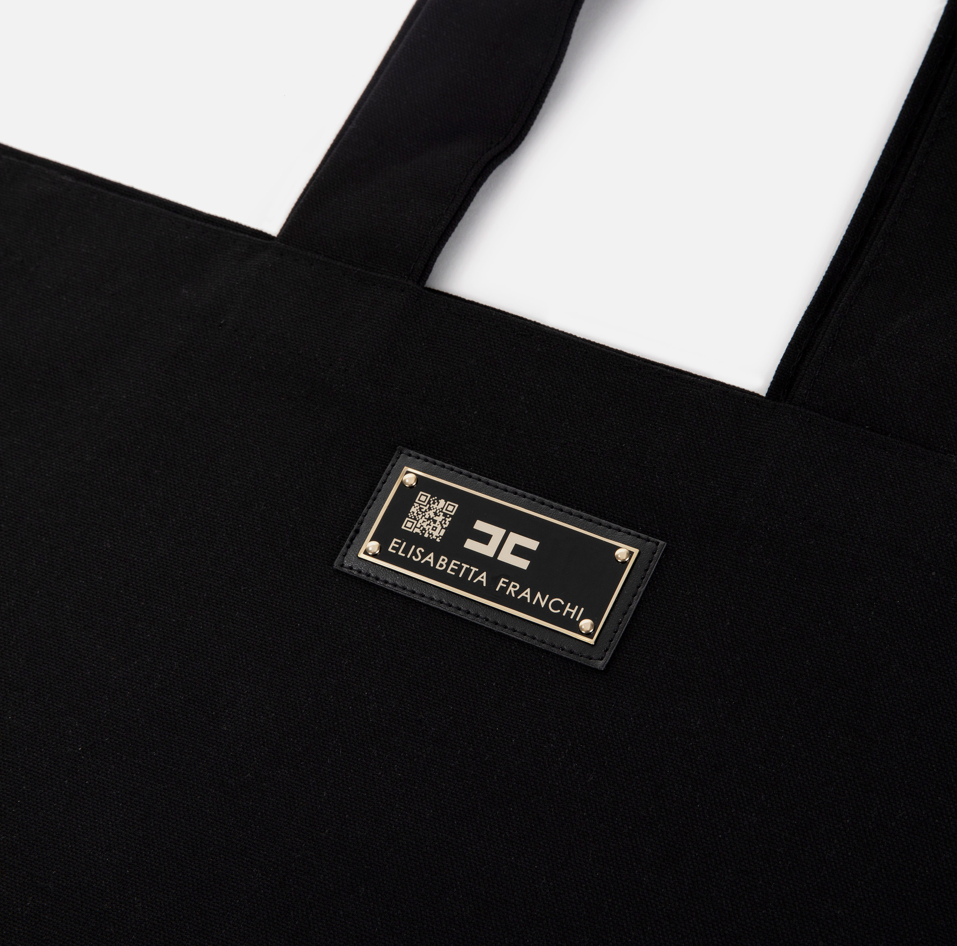 Katoenen canvas tas - Elisabetta Franchi