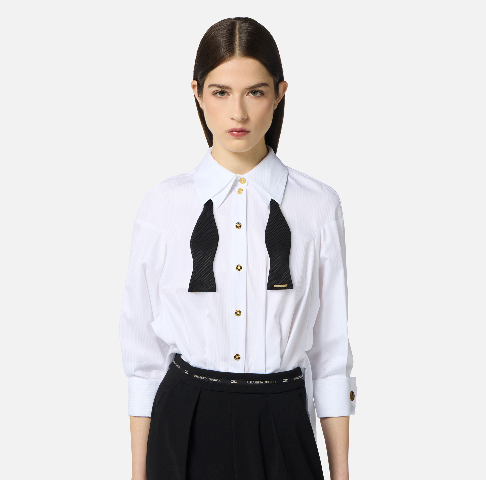Jacquard bow tie - Elisabetta Franchi