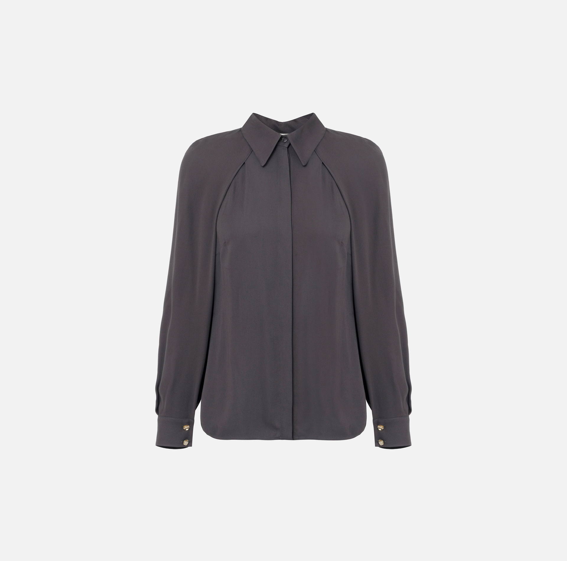 Camicia in georgette con collana e fiocco - Elisabetta Franchi