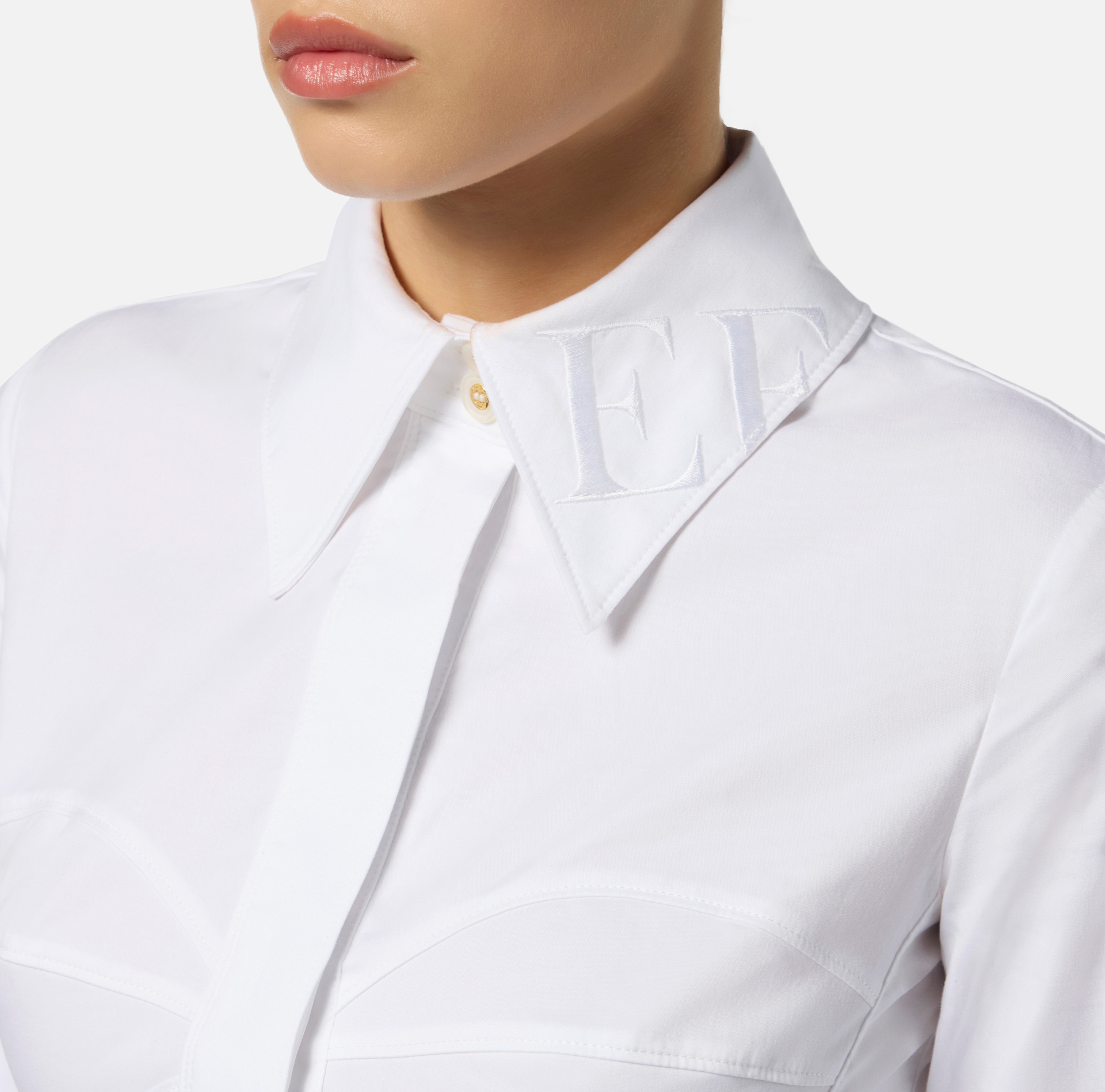 Chemise en popeline de coton - Elisabetta Franchi