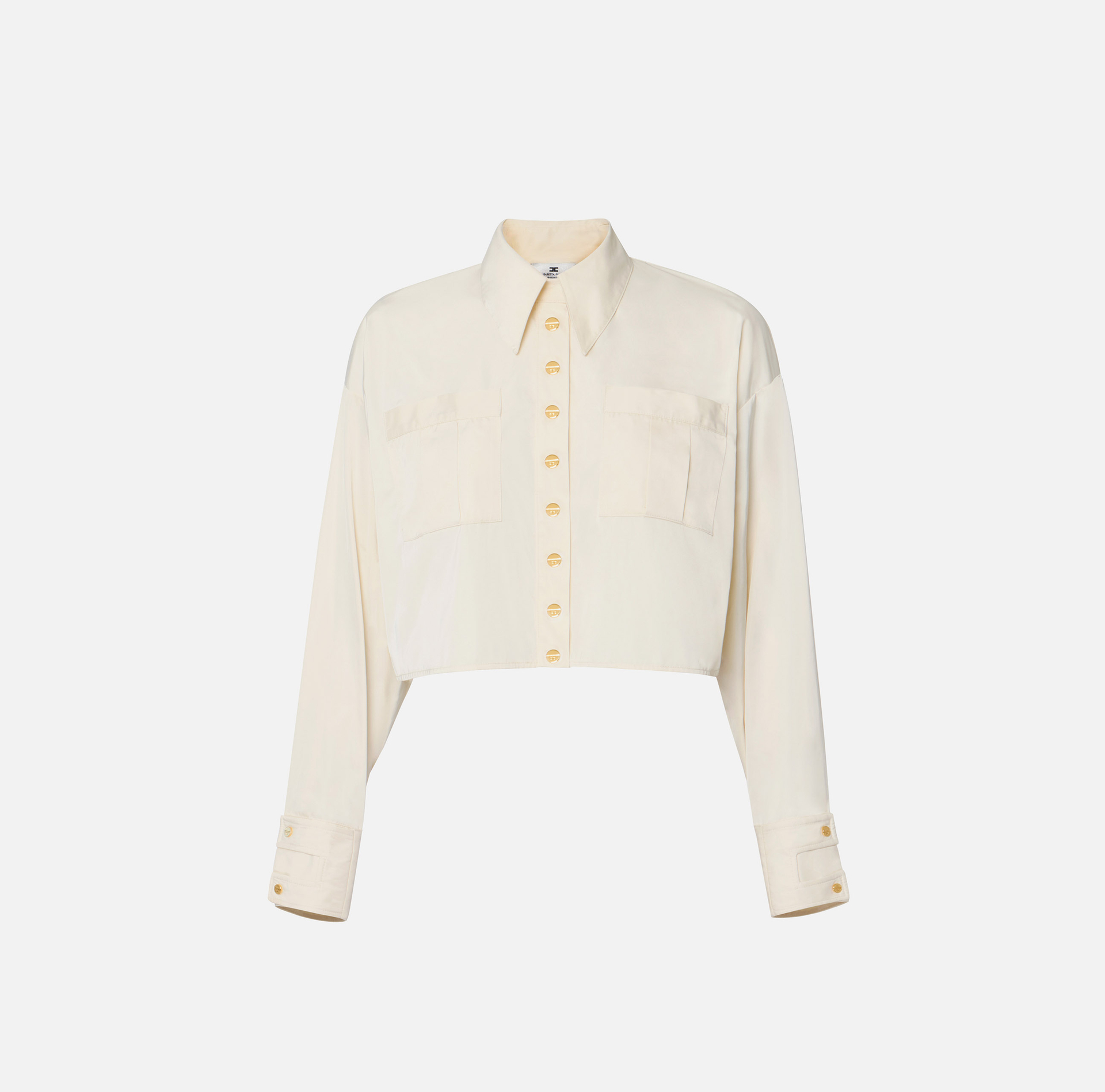 Chemise en tissu voile avec poches - Elisabetta Franchi
