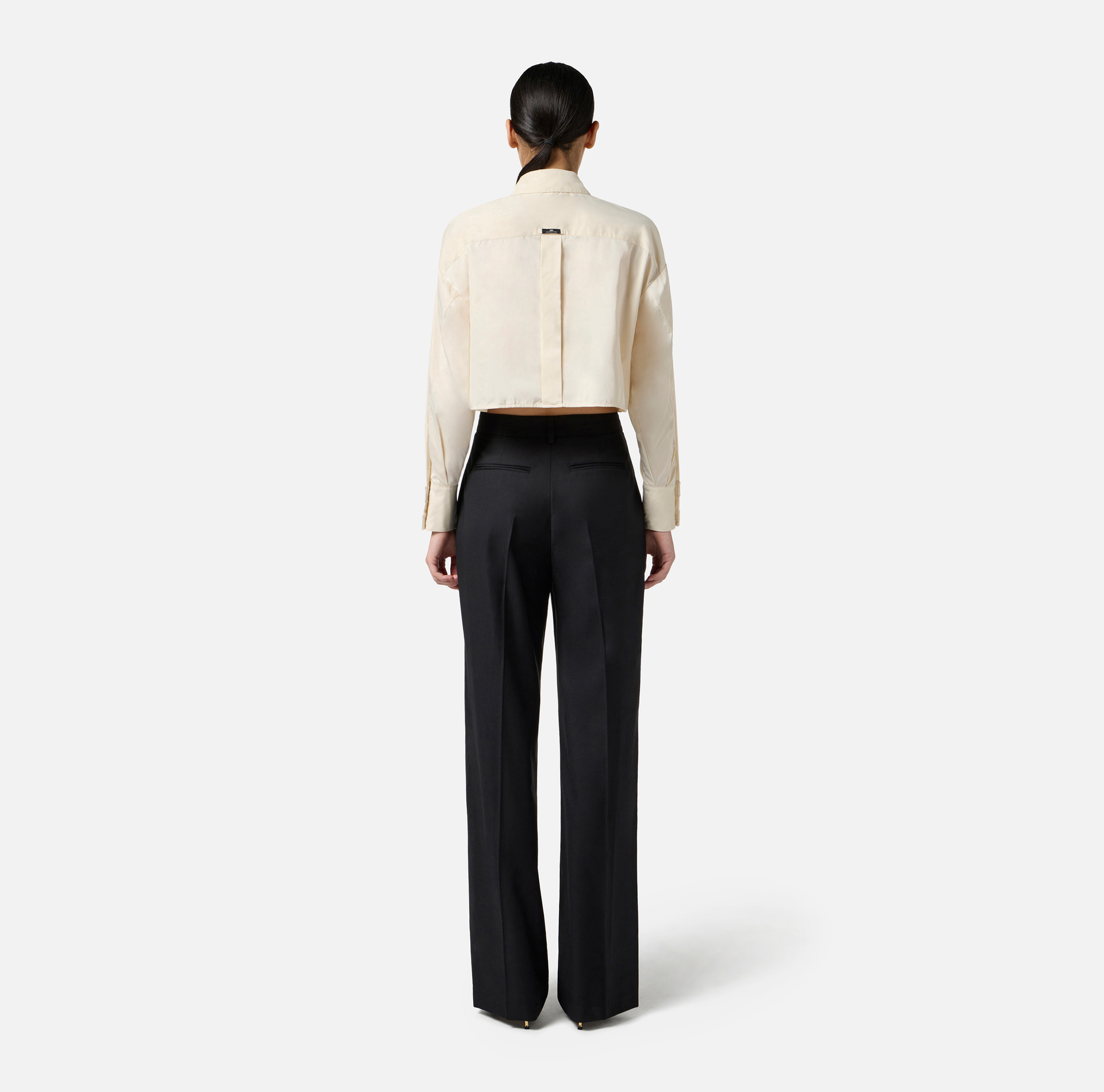 Chemise en tissu voile avec poches - Elisabetta Franchi