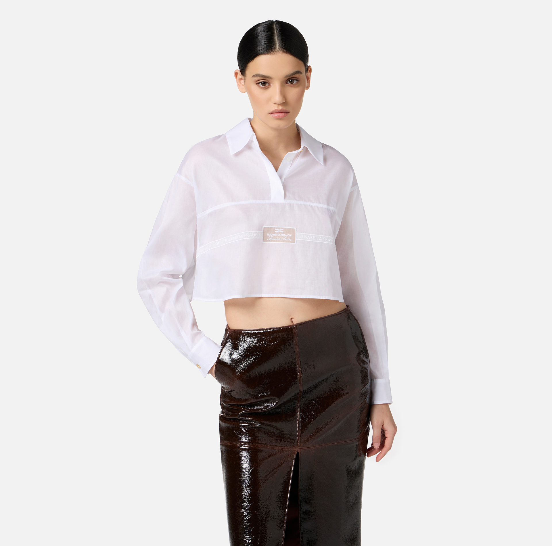 Chemise en mousseline de coton - Elisabetta Franchi