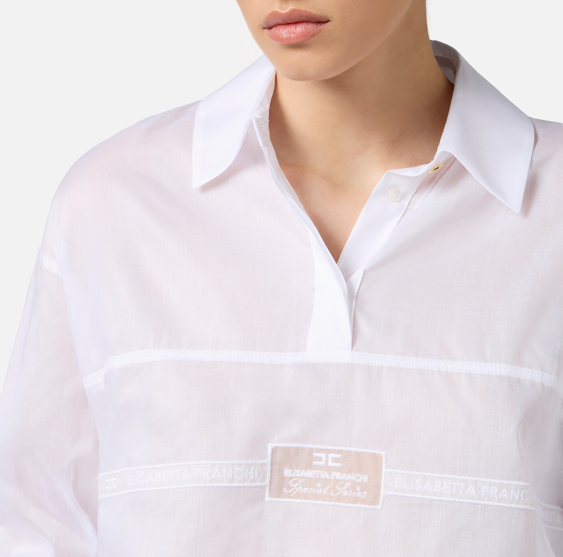 Chemise en mousseline de coton - Elisabetta Franchi