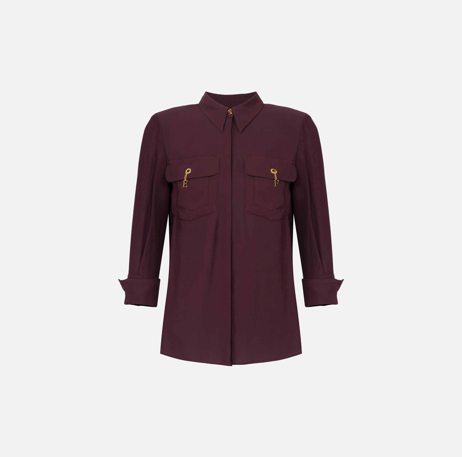 Blouse in viscose Georgette fabric - Elisabetta Franchi