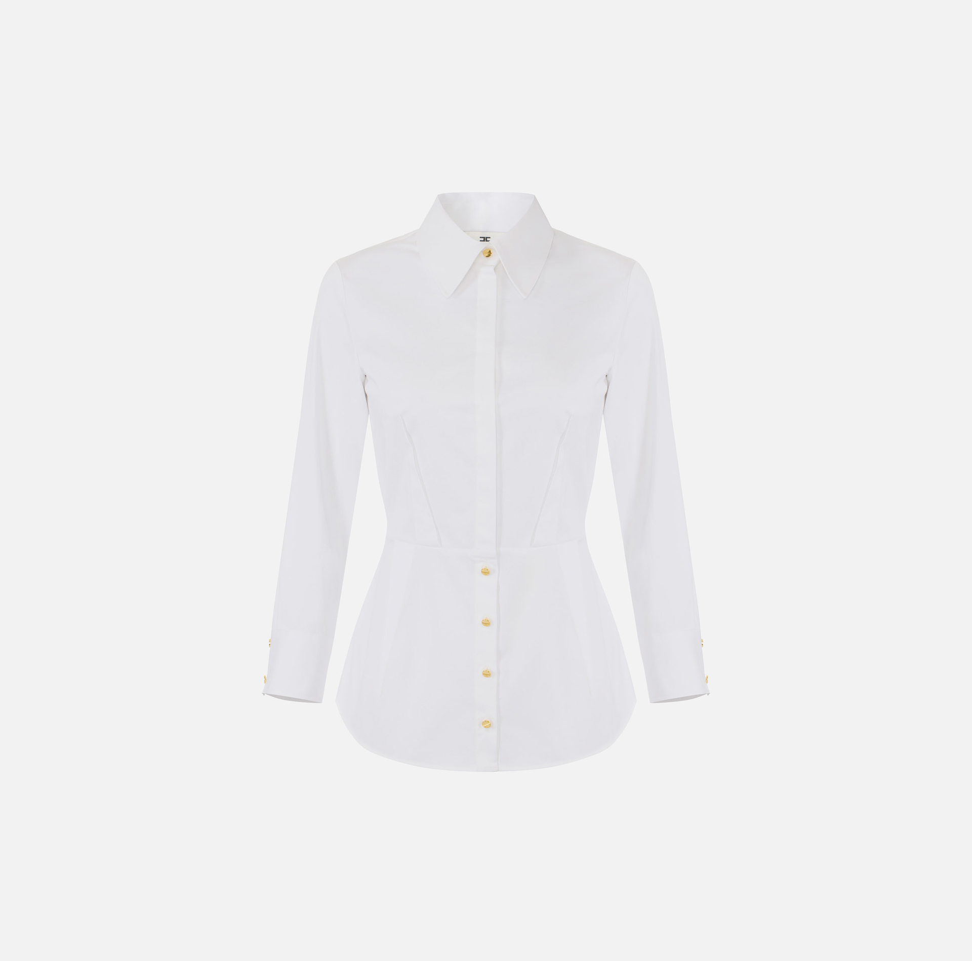 Camicia in cotone stretch