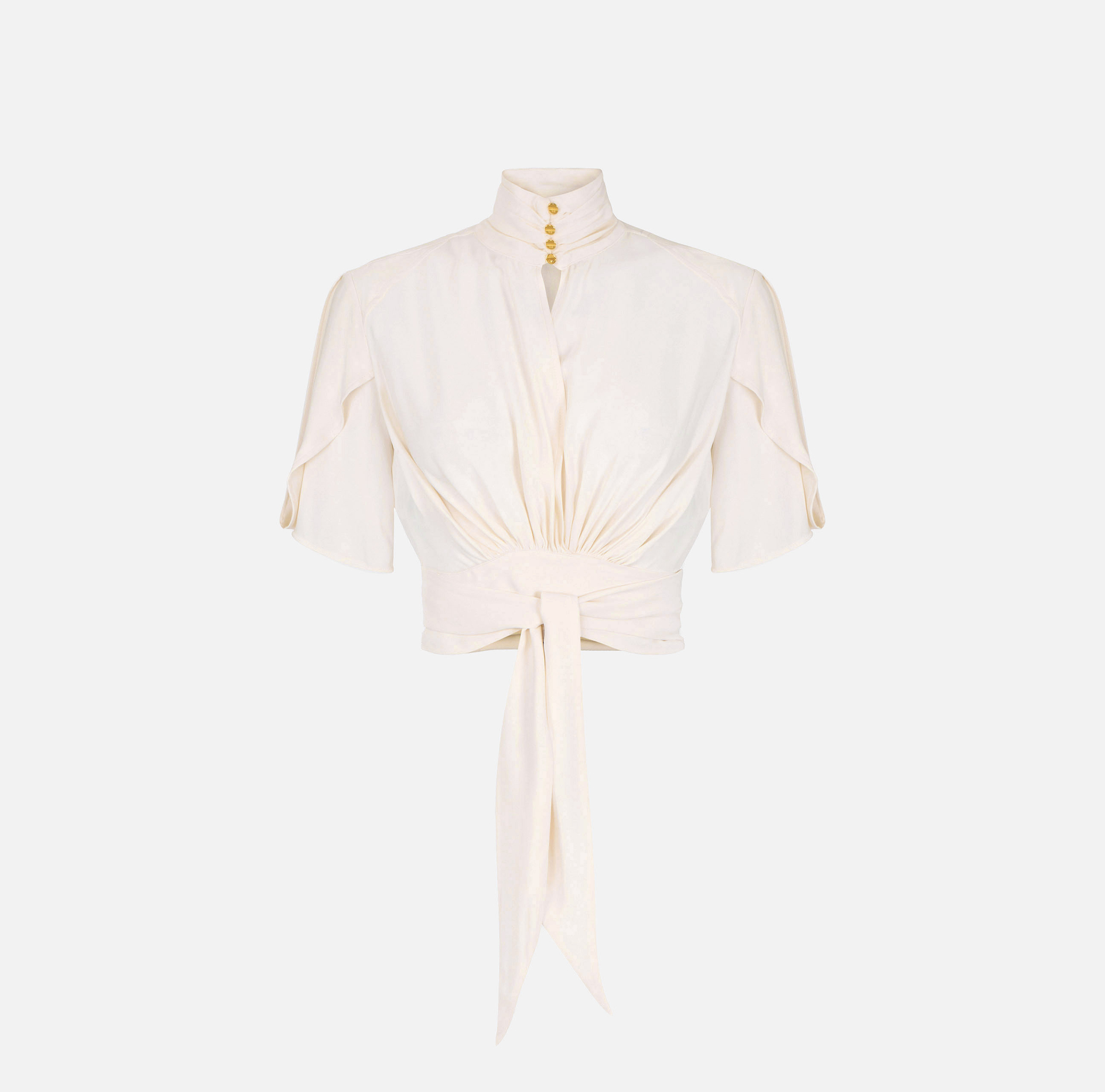 Blusa in georgette di viscosa