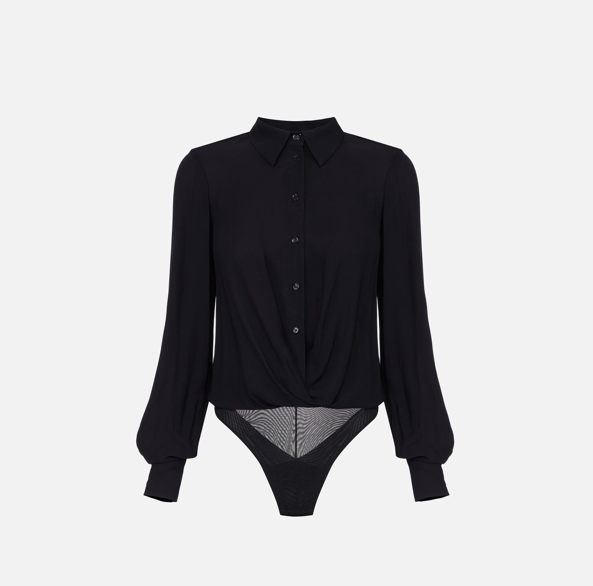 Bodysuit in Georgette fabric - Elisabetta Franchi