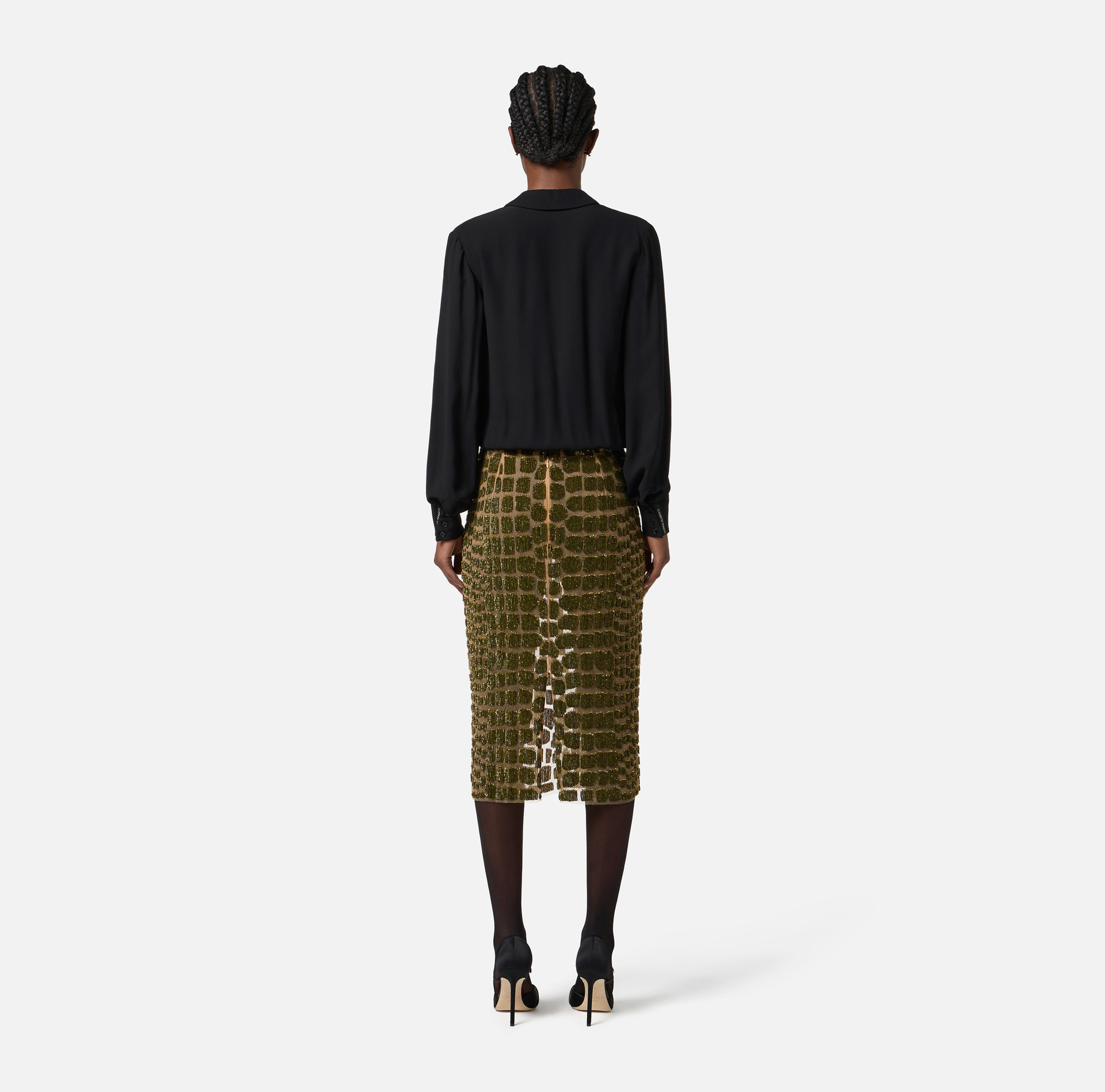 Bodysuit in Georgette fabric - Elisabetta Franchi