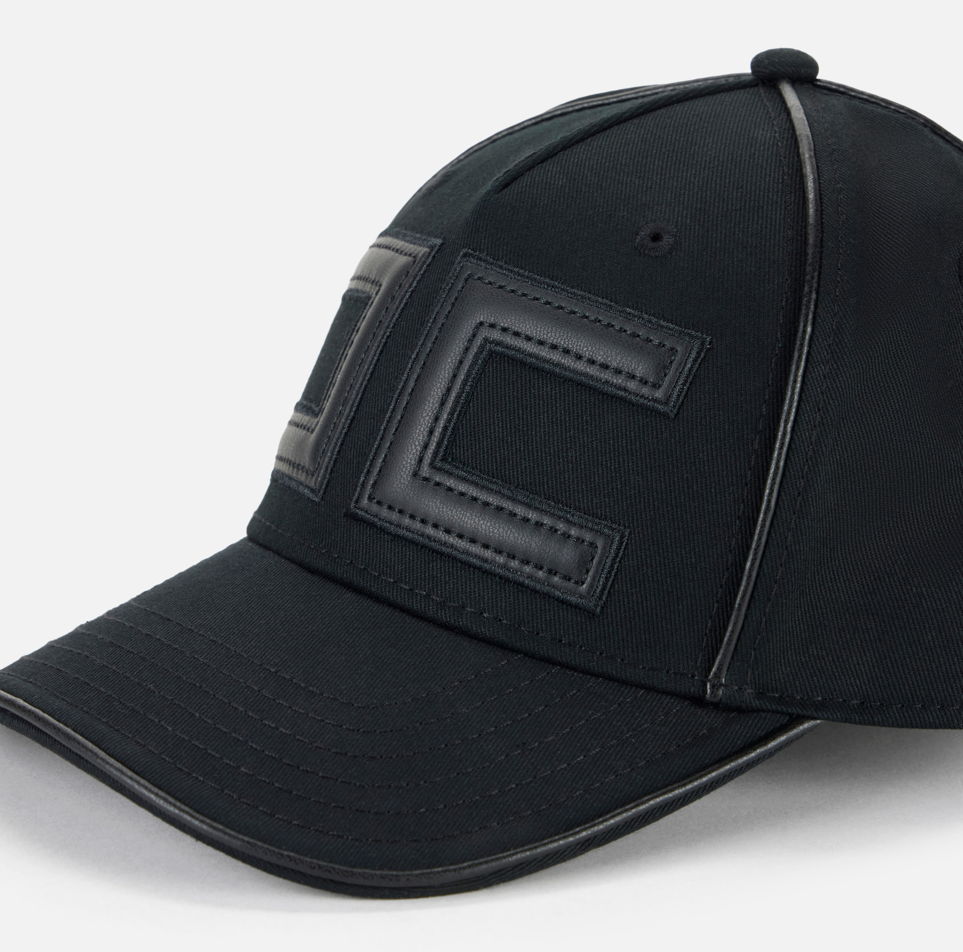 Gabardine baseball cap with logo - Elisabetta Franchi