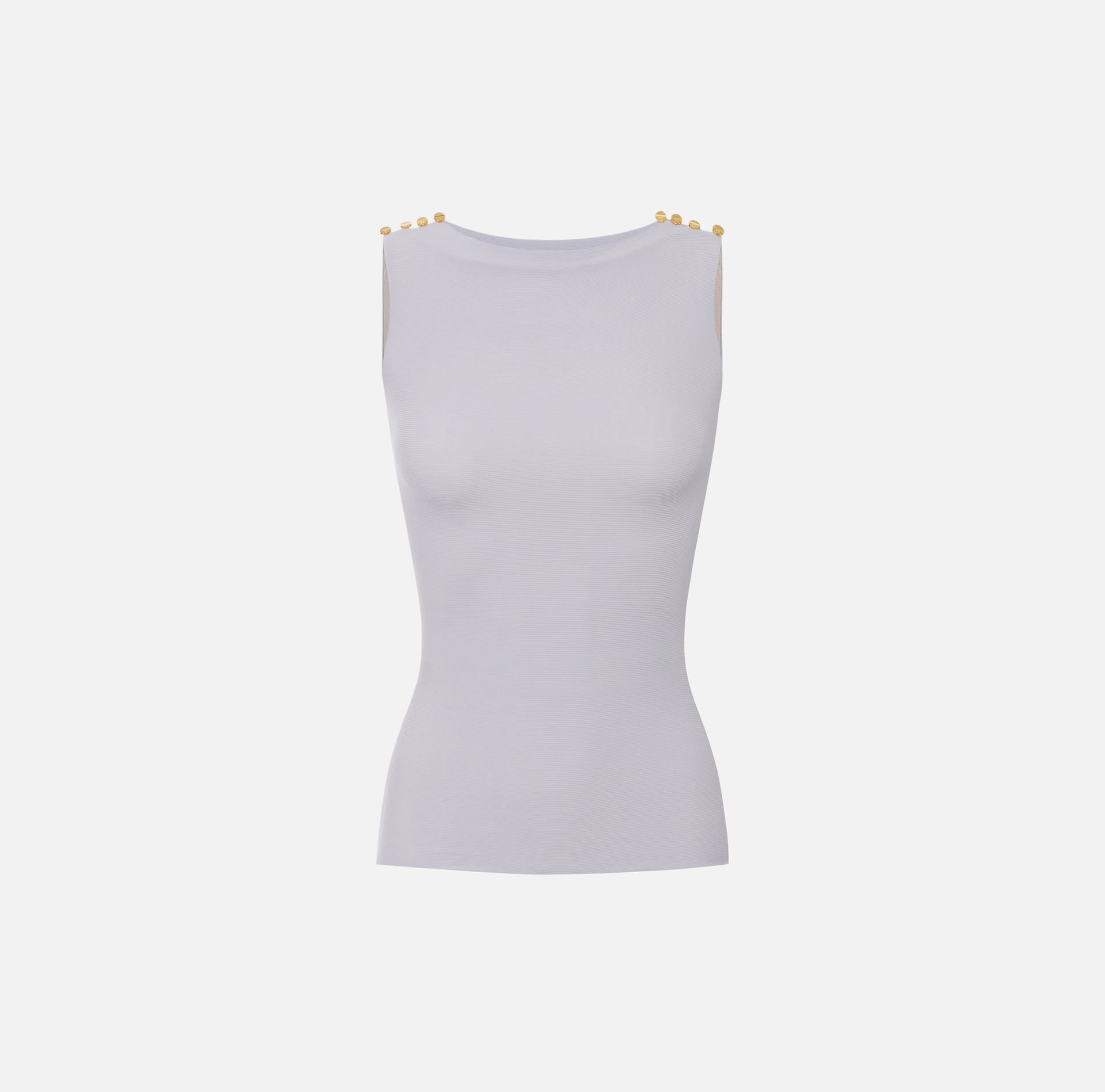 Débardeur en cupro avec boutons - Elisabetta Franchi