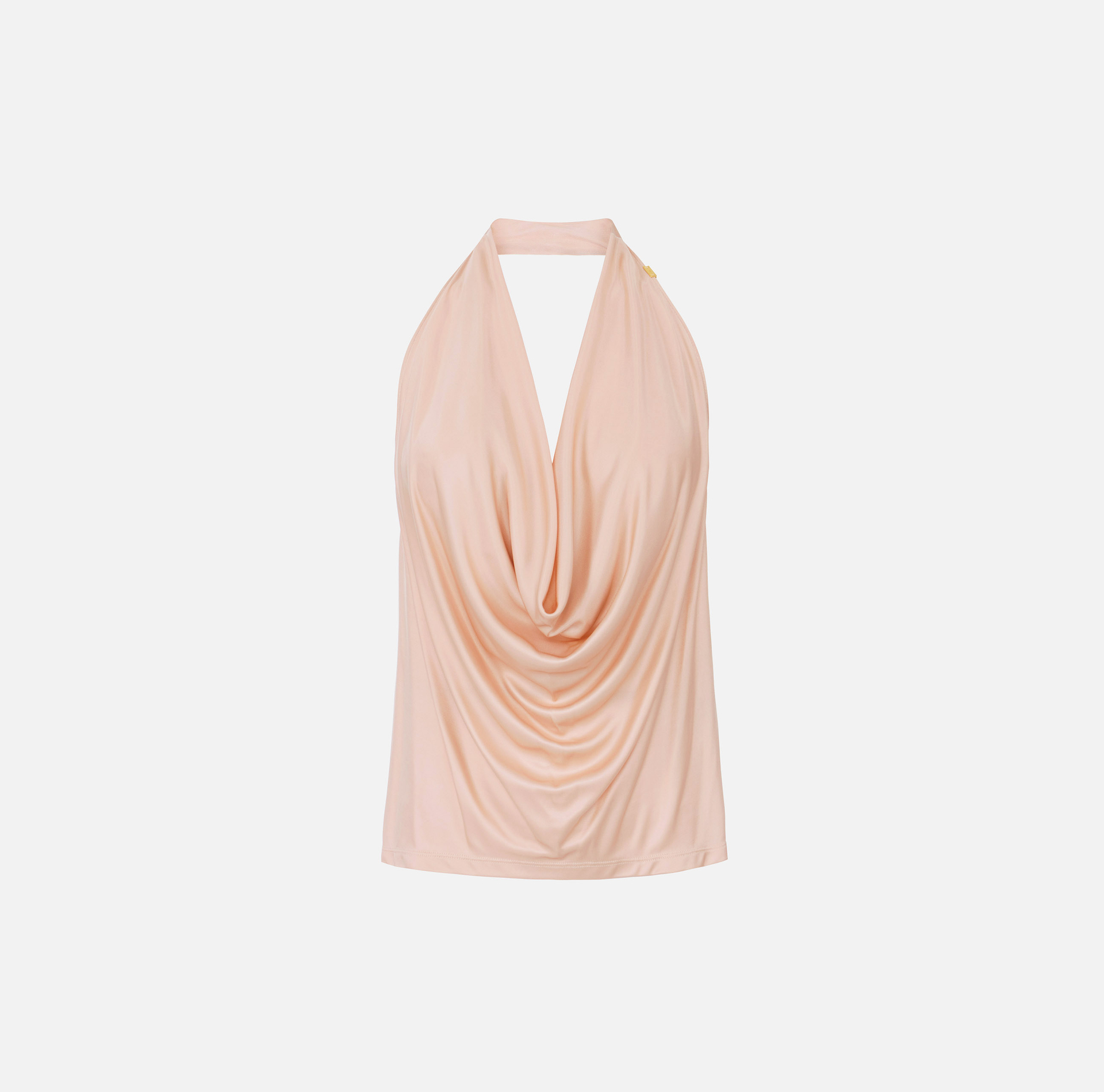 Top in shiny viscose jersey fabric - Elisabetta Franchi