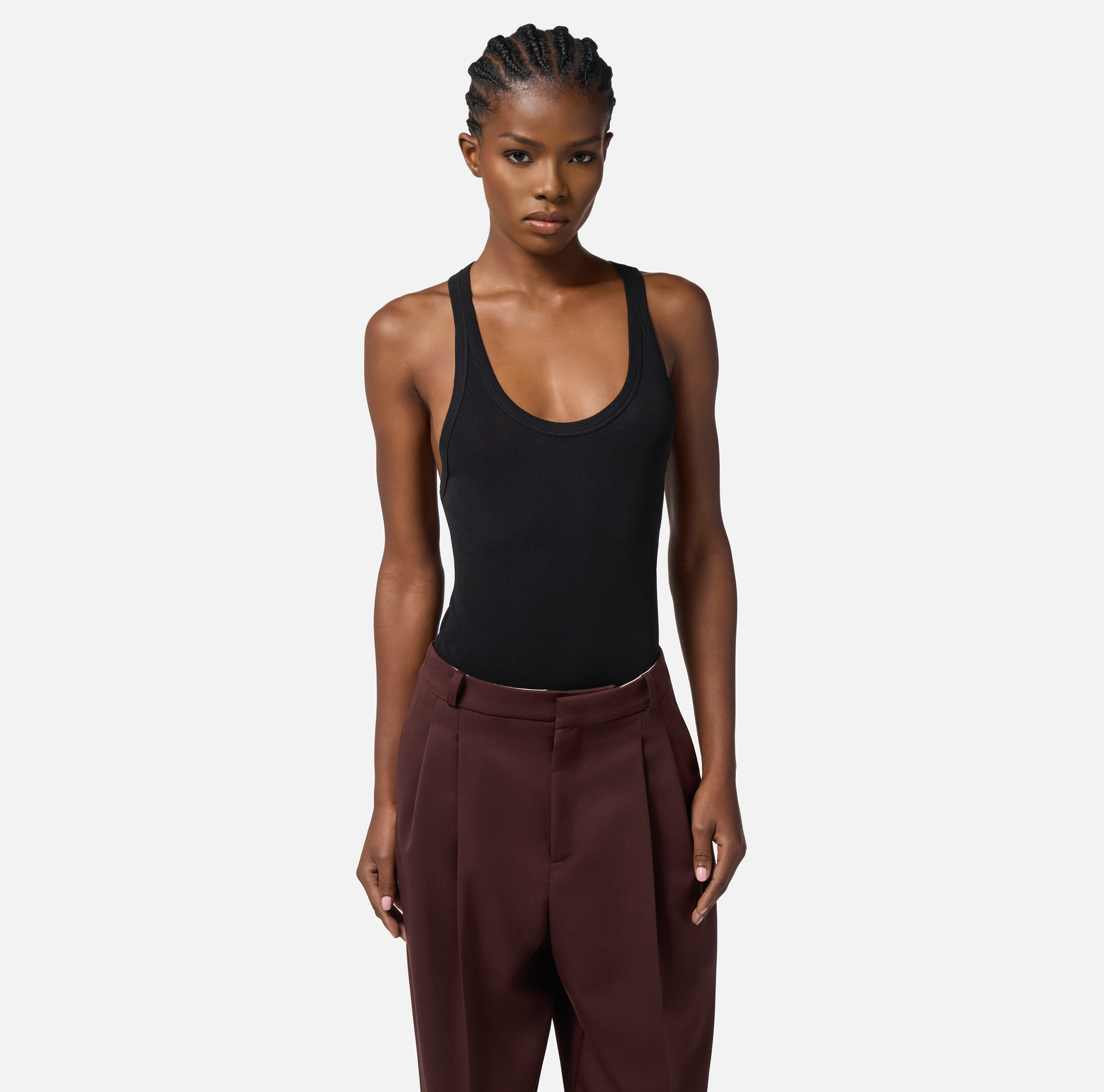 Top de cupro - Elisabetta Franchi
